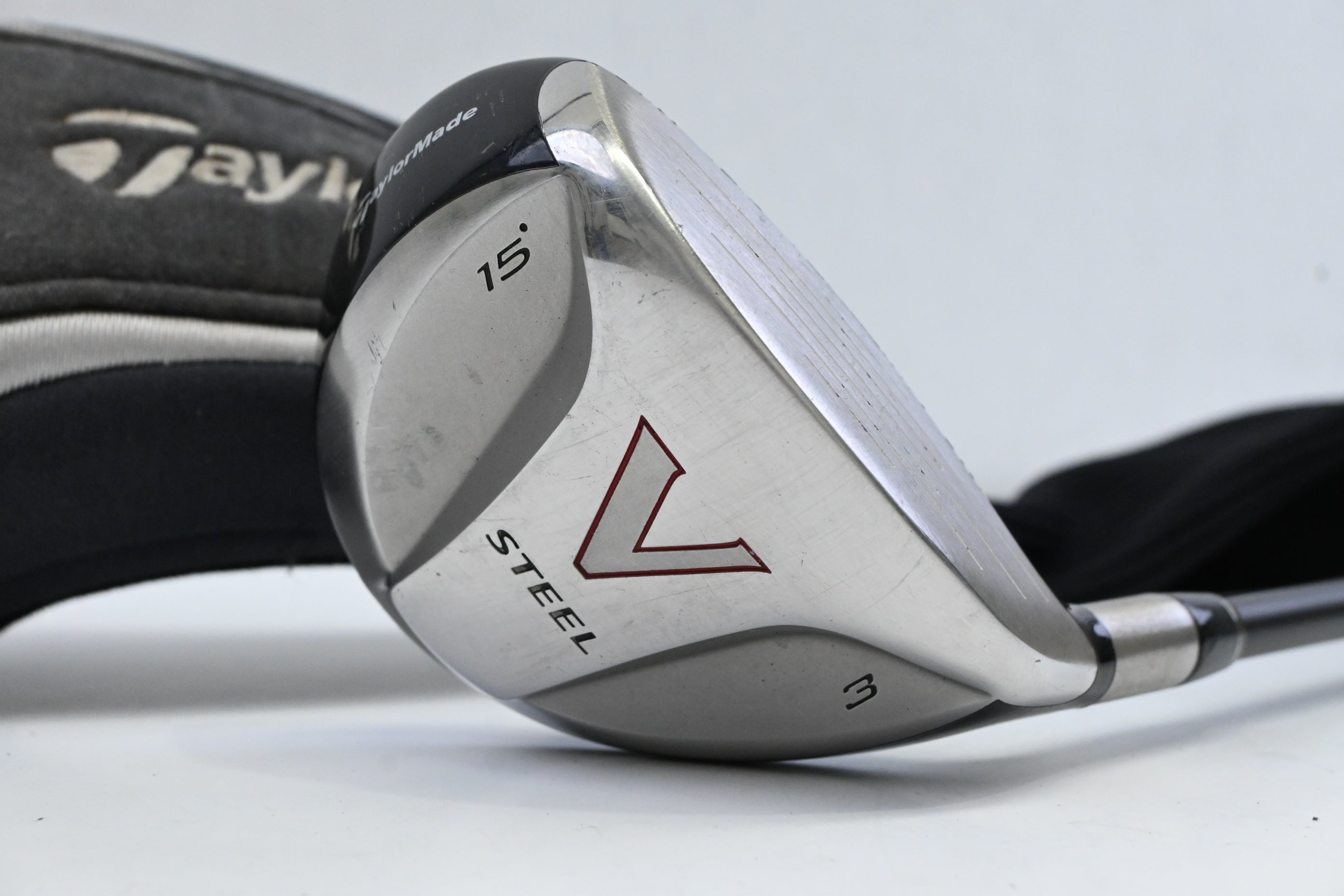 Taylormade V-Steel #3 Wood / 15 Degree / Regular Flex M.A.S2 Ultra Lite Shaft