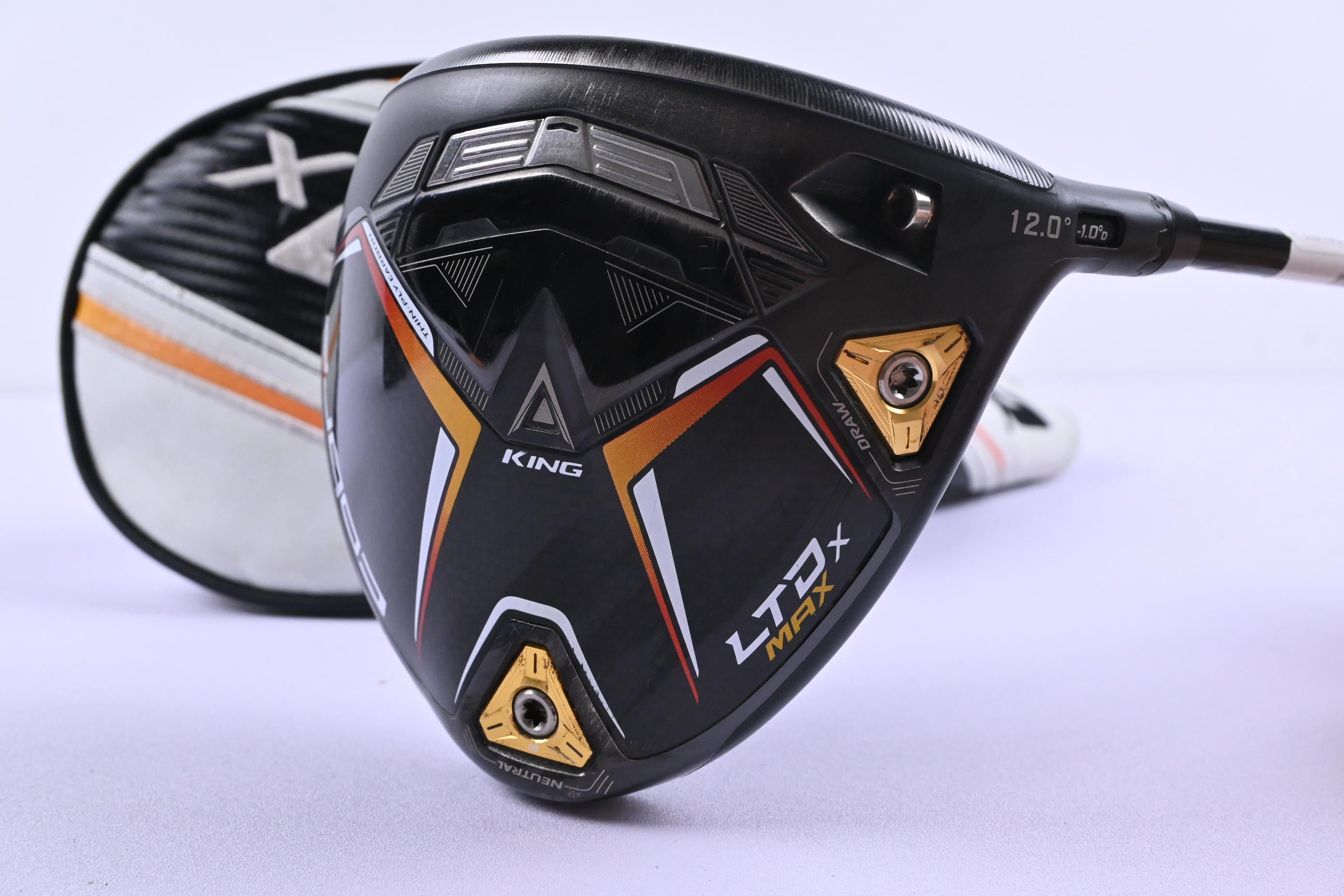 Cobra LTDx Max Driver / 12 Degree / Stiff Flex Tensei AV Raw White 65 Shaft