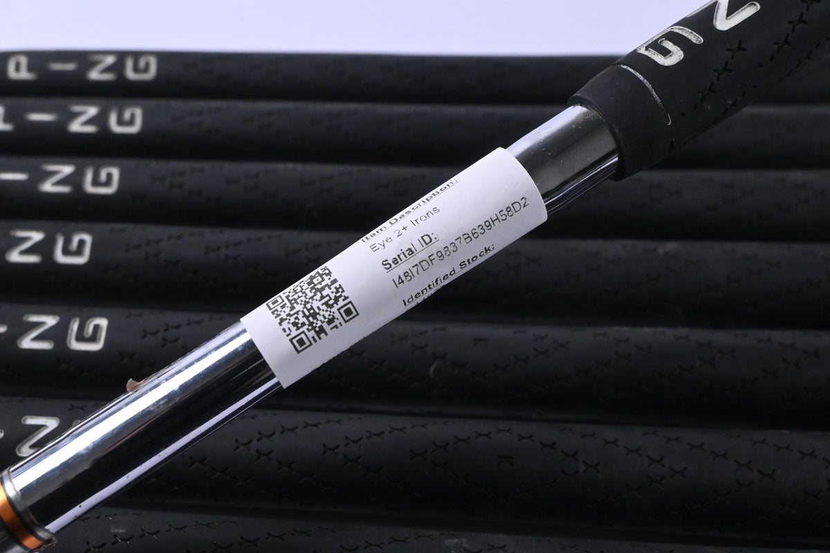 Ping Eye 2+ Irons / 4-PW+SW / Black Dot / Stiff Flex Ping KT Shafts