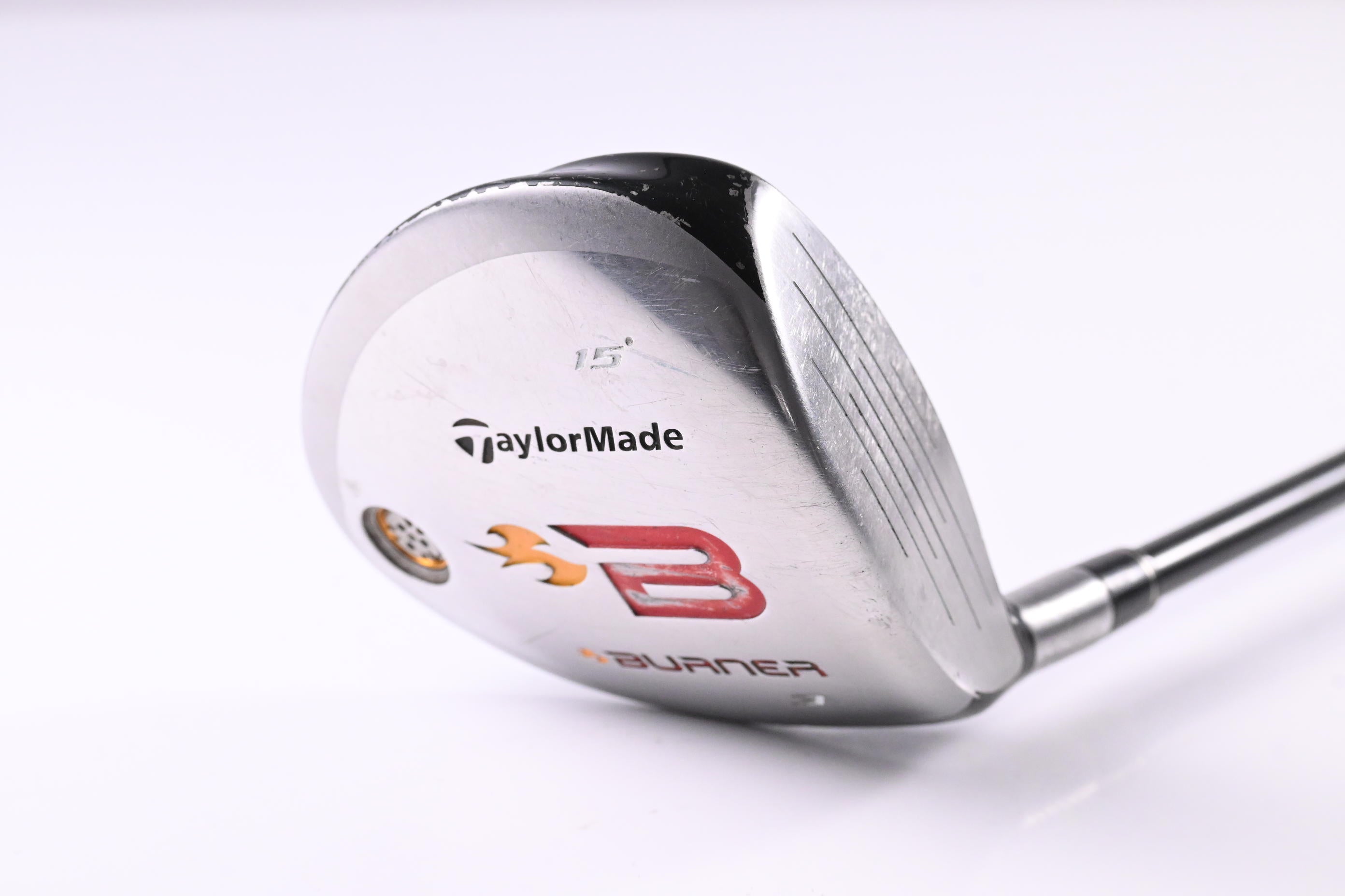 Taylormade Burner 2008 #3 Wood / 15 Degree / Stiff Flex Taylormade Reax 49 Shaft