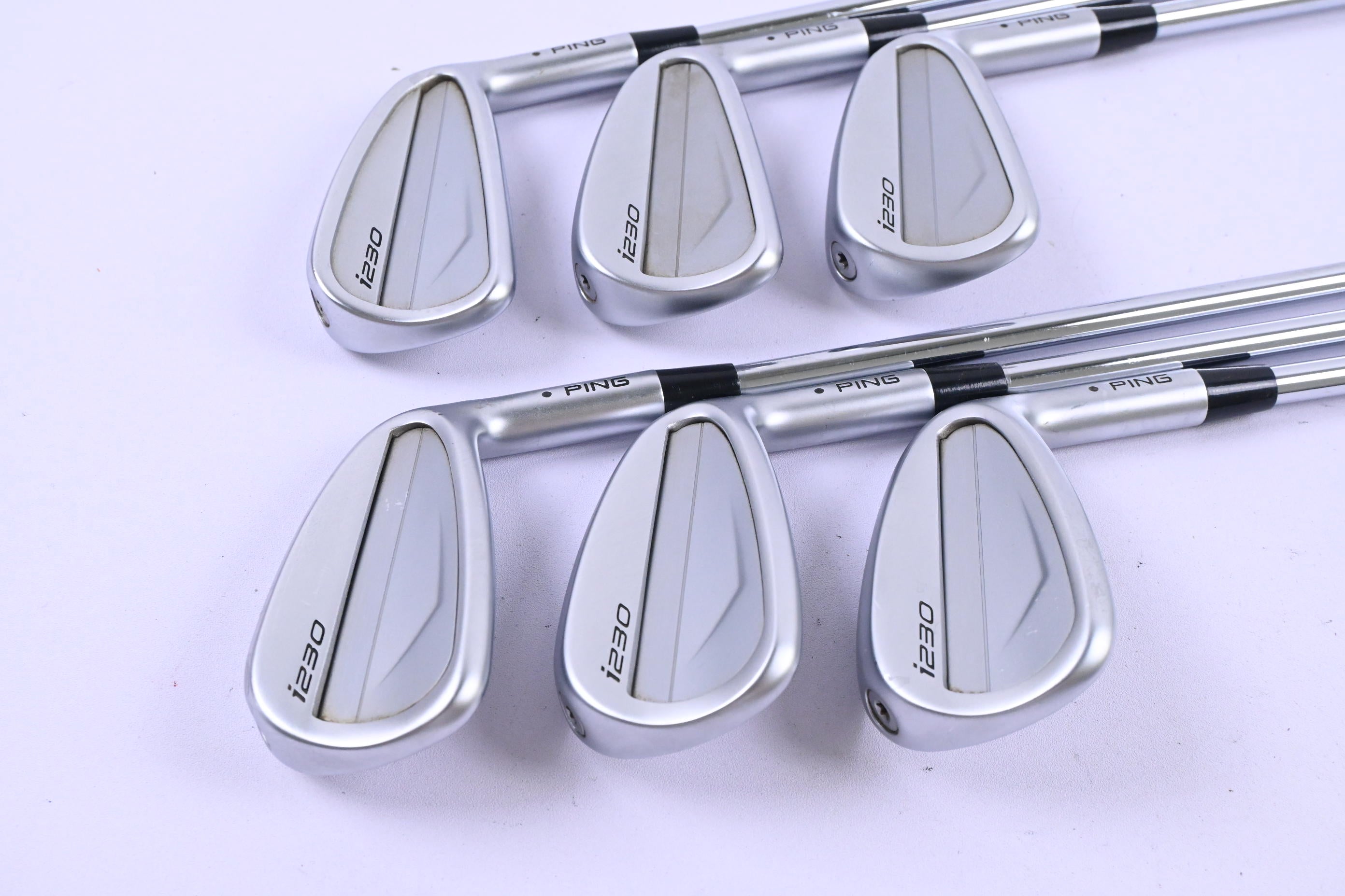 Ping i230 Irons / 5-PW / Black Dot / Stiff Flex Elevate MPH 95 Shafts