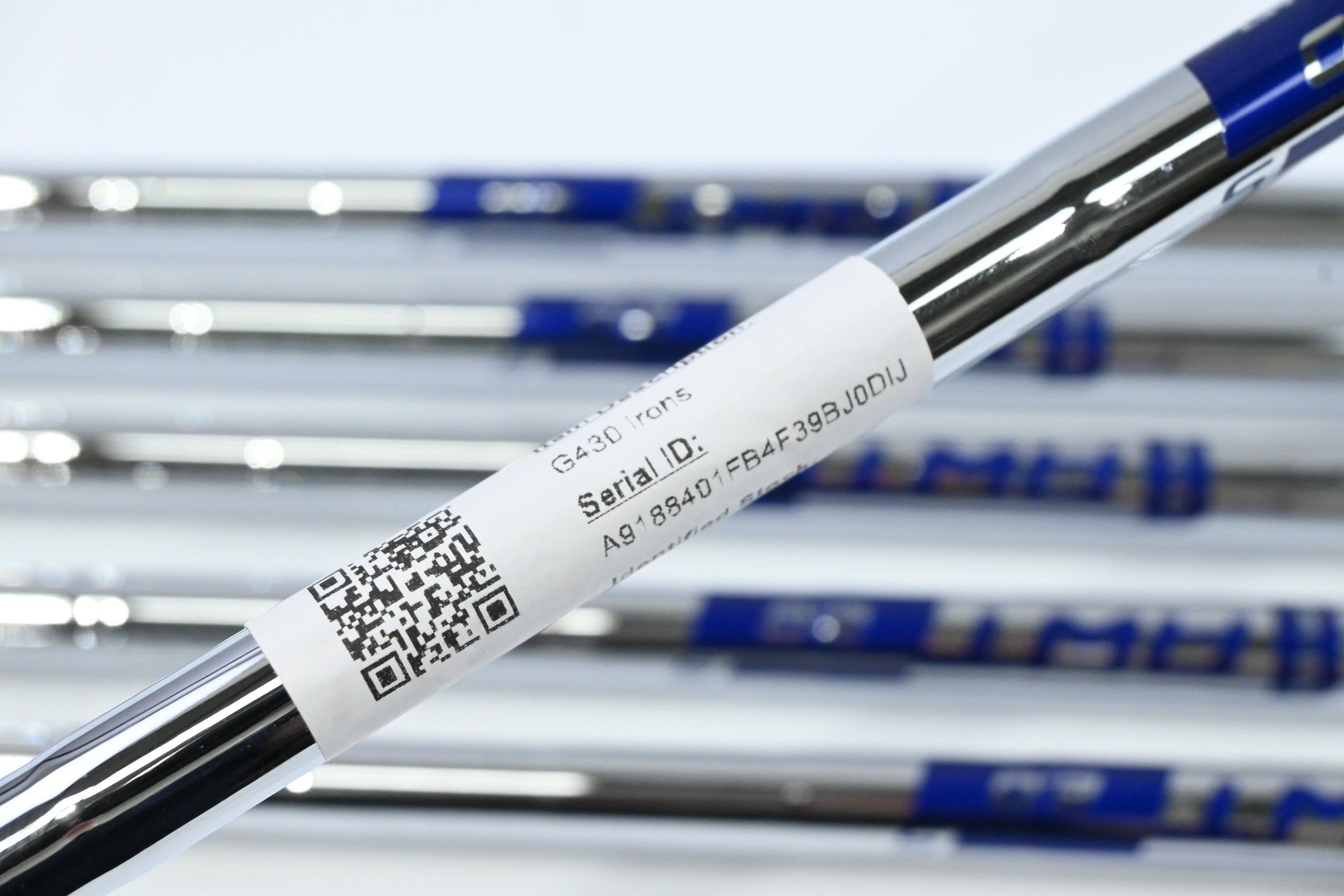 Ping G430 Irons / 5-PW / Black Dot / Stiff Flex Ping AWT 2.0 Shafts