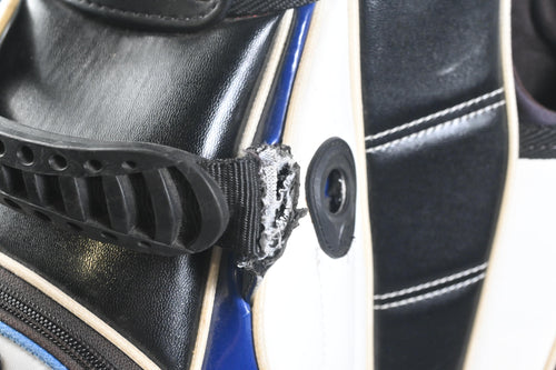 Powakaddy Cart Bag / 14-Way Divider / White, Black & Blue