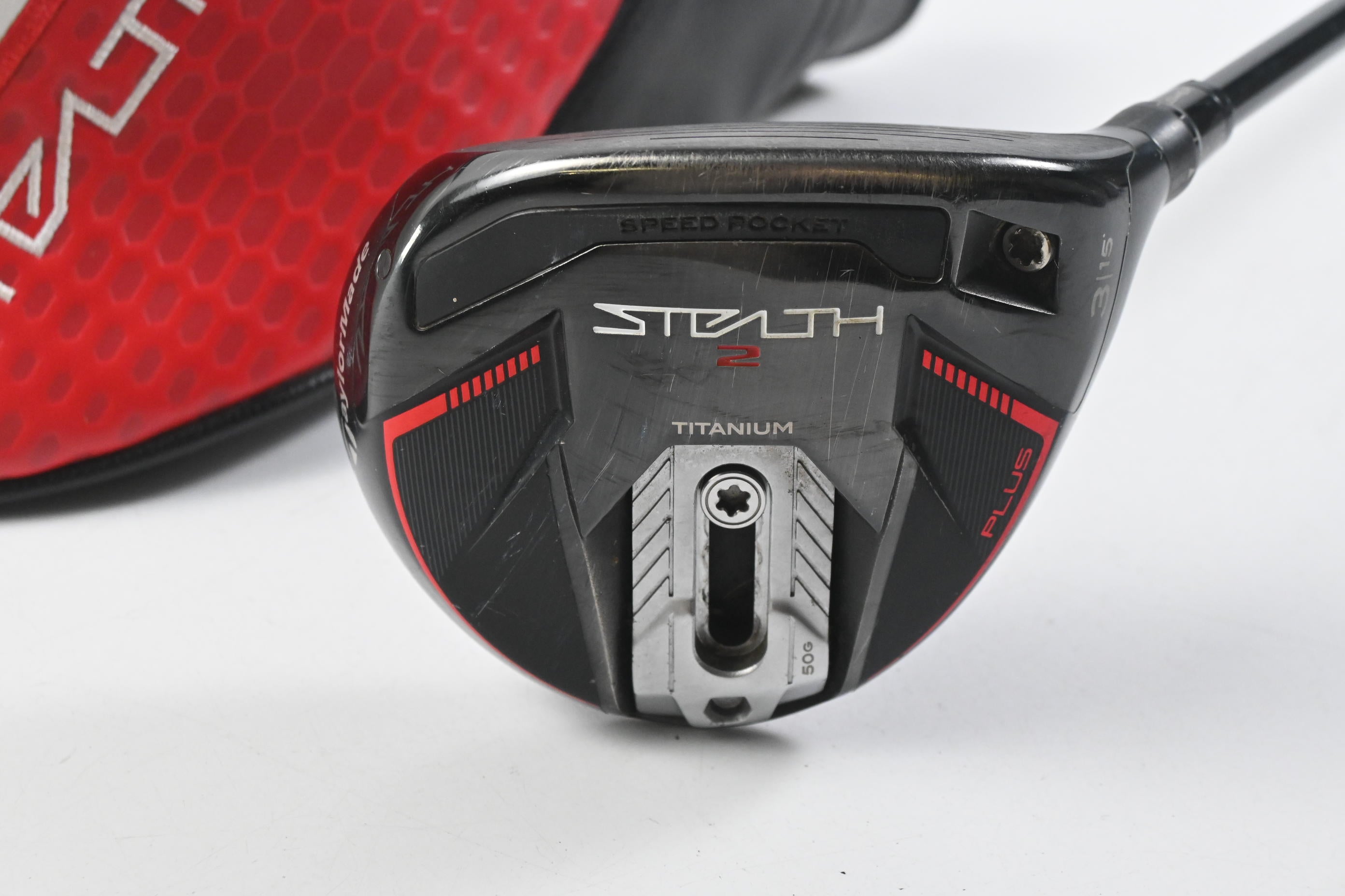 Taylormade Stealth 2 Plus #3 Wood / 15 Degree / Stiff Flex Kai'li Red 75 Shaft