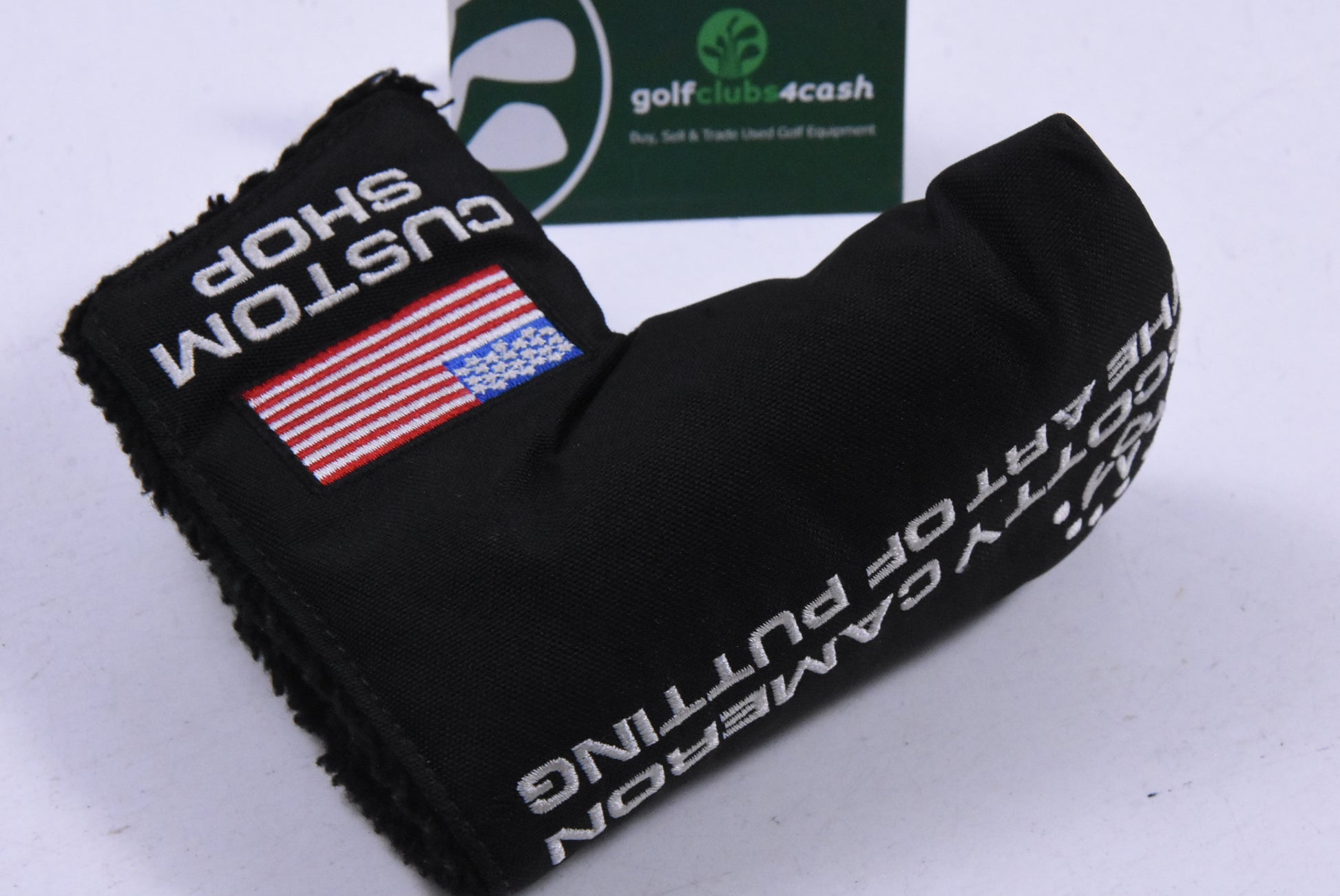Scotty Cameron 2013 Custom Shop Us Flag Nylon Putter Cover / Mid-Mallet / Black