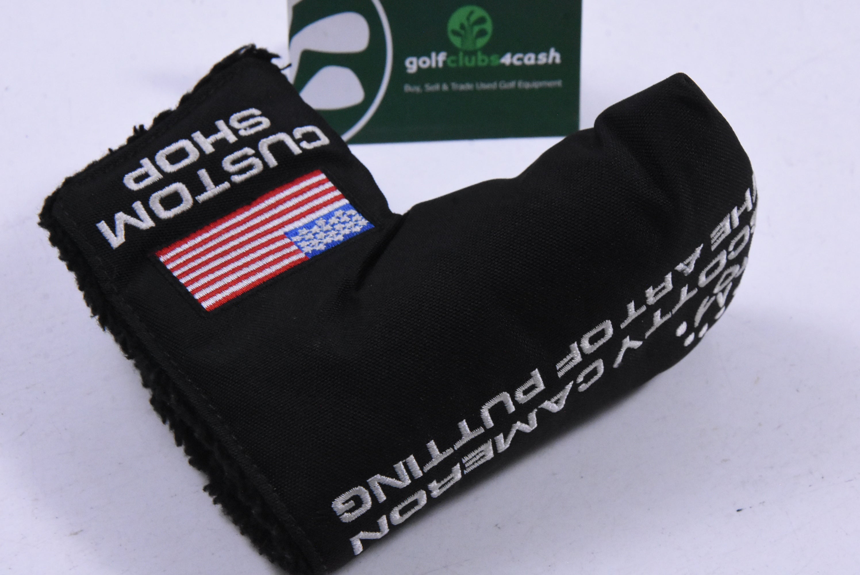 Scotty Cameron 2013 Custom Shop Us Flag Nylon Putter Cover / Mid-Mallet / Black