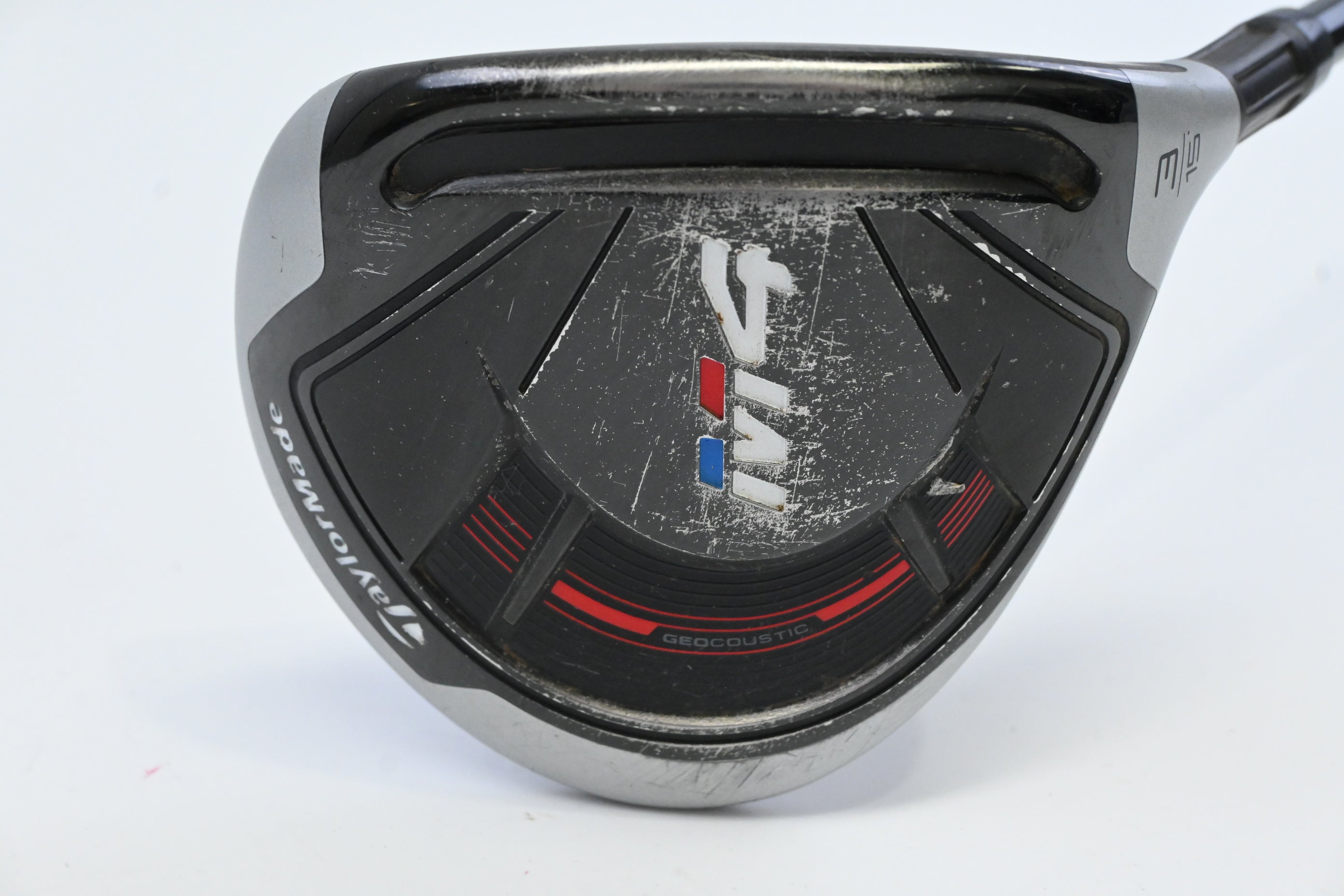 Taylormade M4 #3 Wood / 15 Degree / Stiff Flex Fujikura Atmos Red 6 Shaft