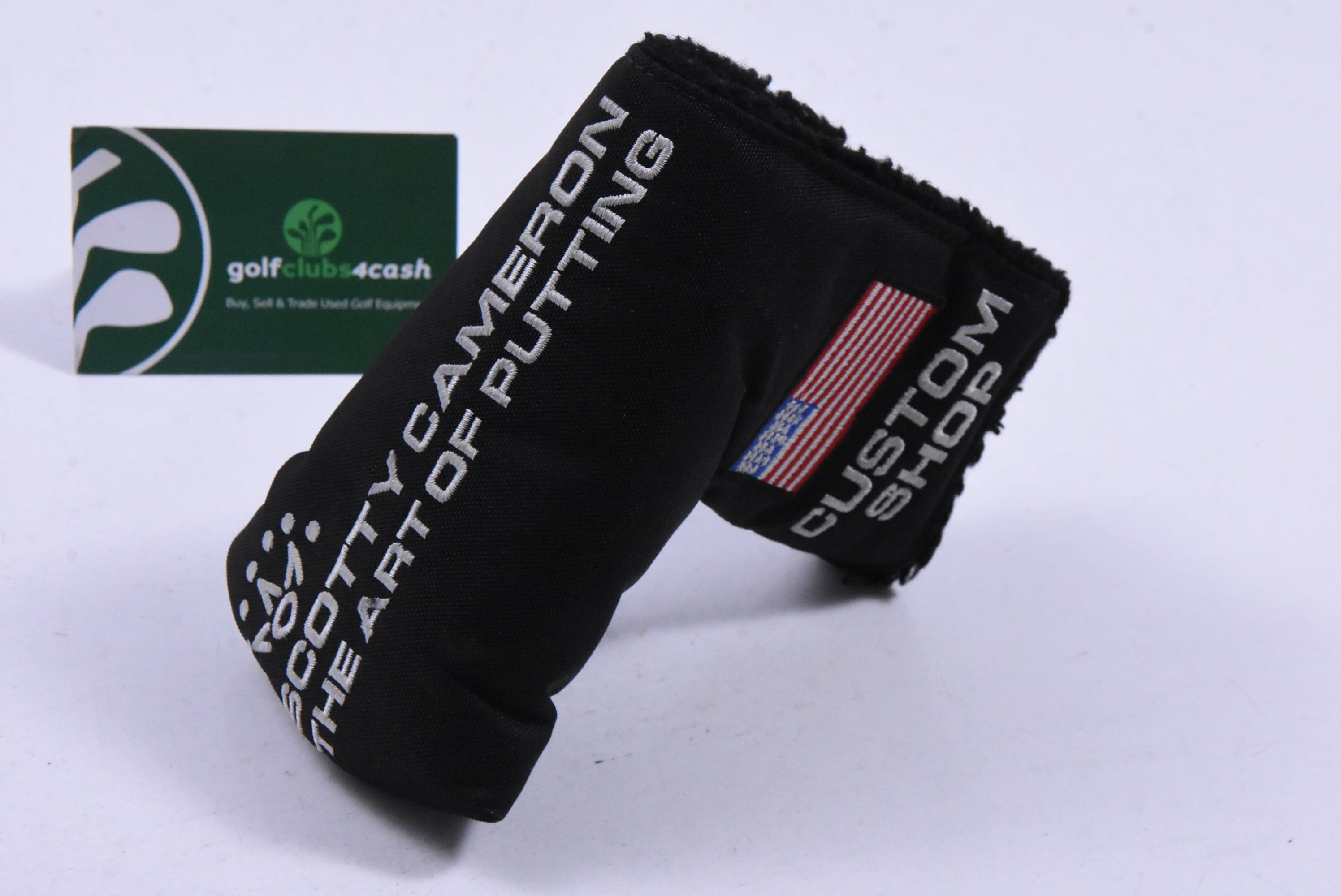 Scotty Cameron 2013 Custom Shop Us Flag Nylon Putter Cover / Mid-Mallet / Black