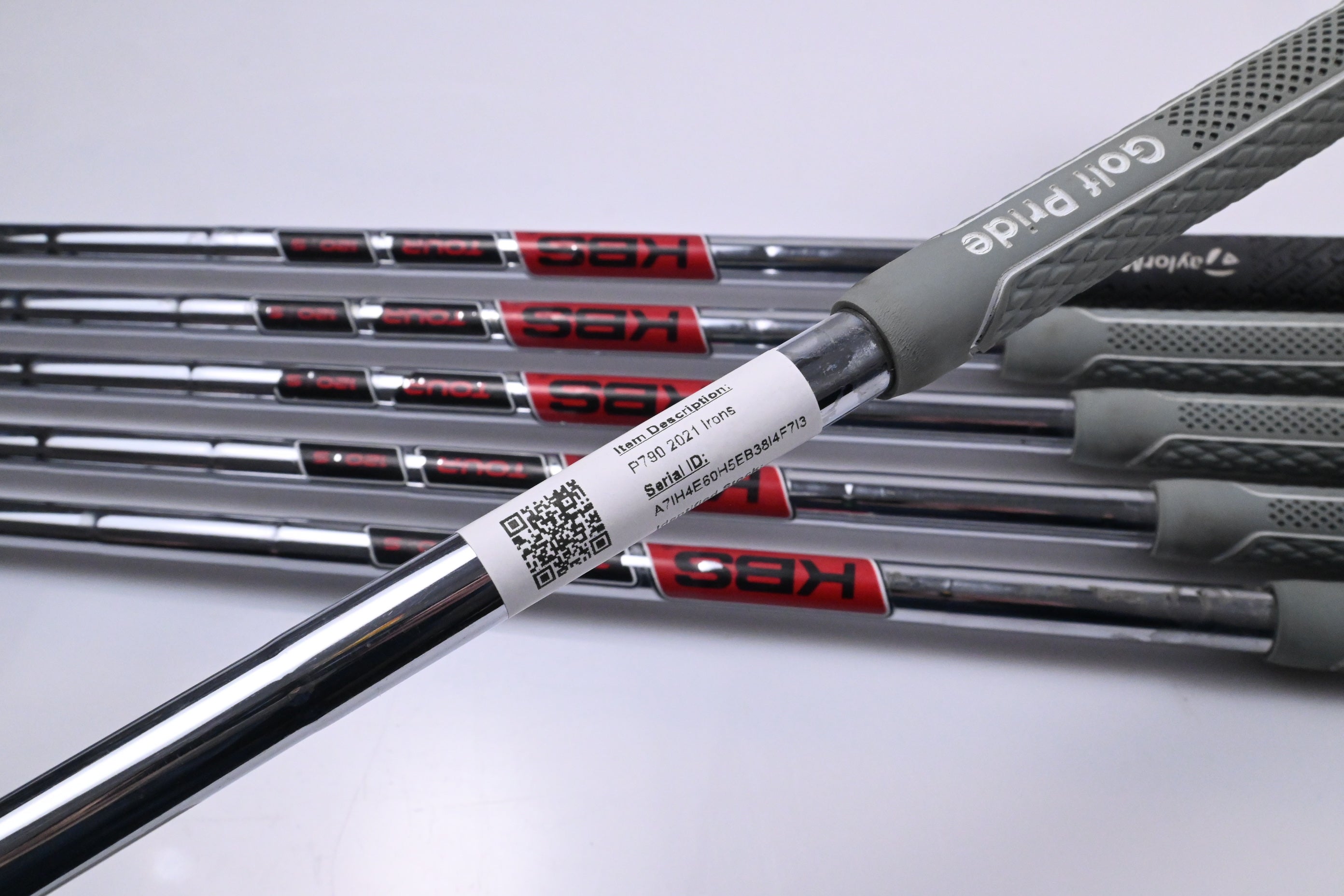 Taylormade P790 2021 Irons / 5-PW / Stiff Flex KBS Tour 120 Shafts