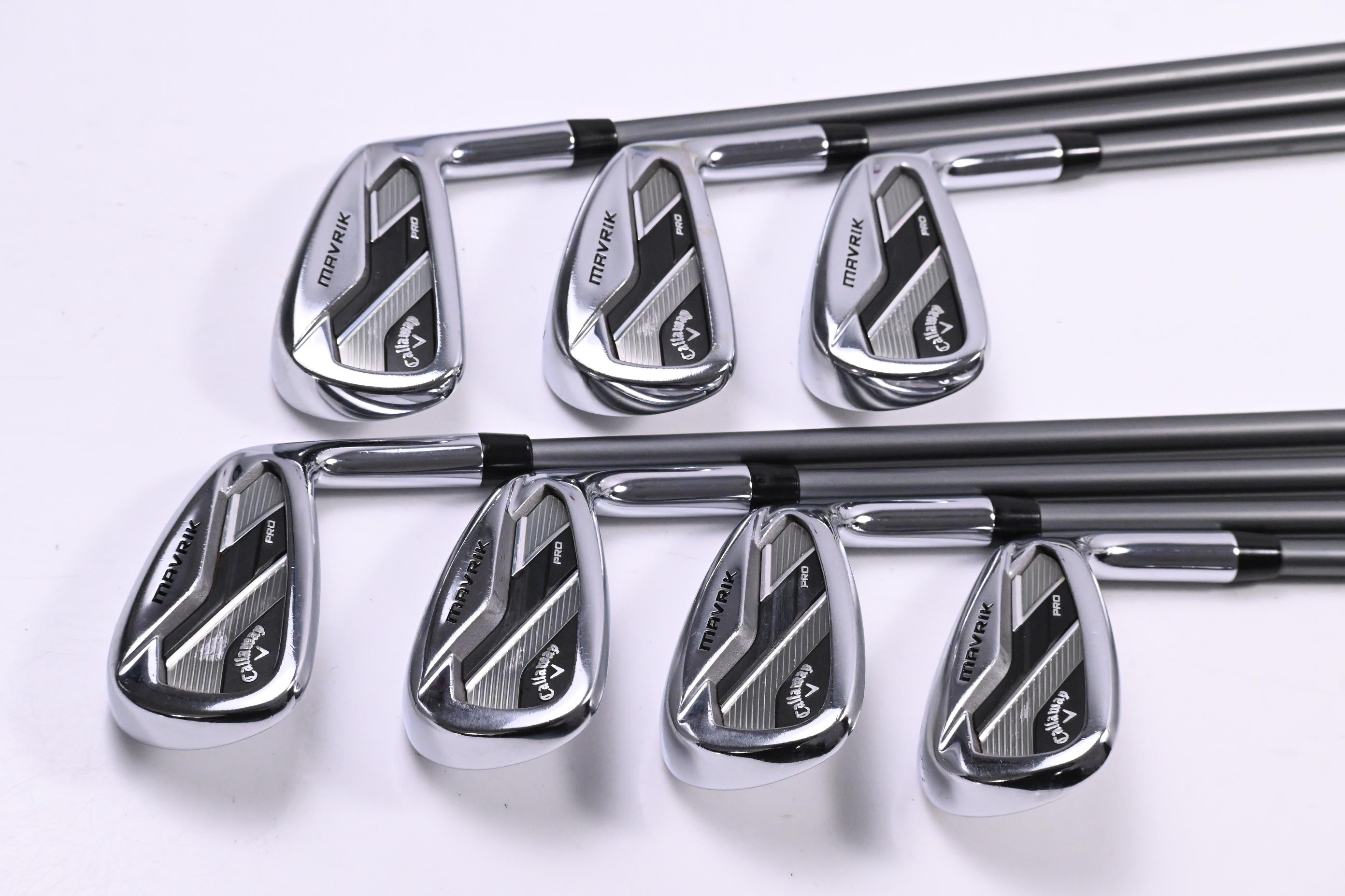 Callaway Mavrik Pro Irons / 5-PW+AW / Regular Flex Project X Catalyst 65 Shafts