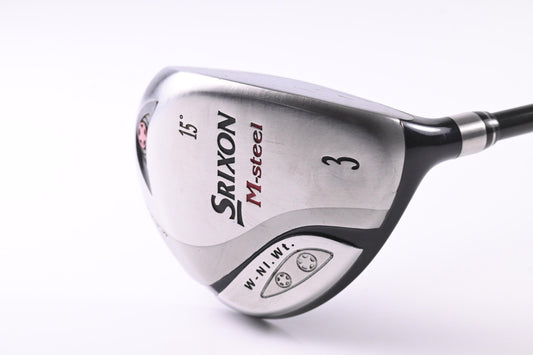 Srixon M-Steel #3 Wood / 15 Degree / Stiff Flex Srixon SV-3008 62 Shaft