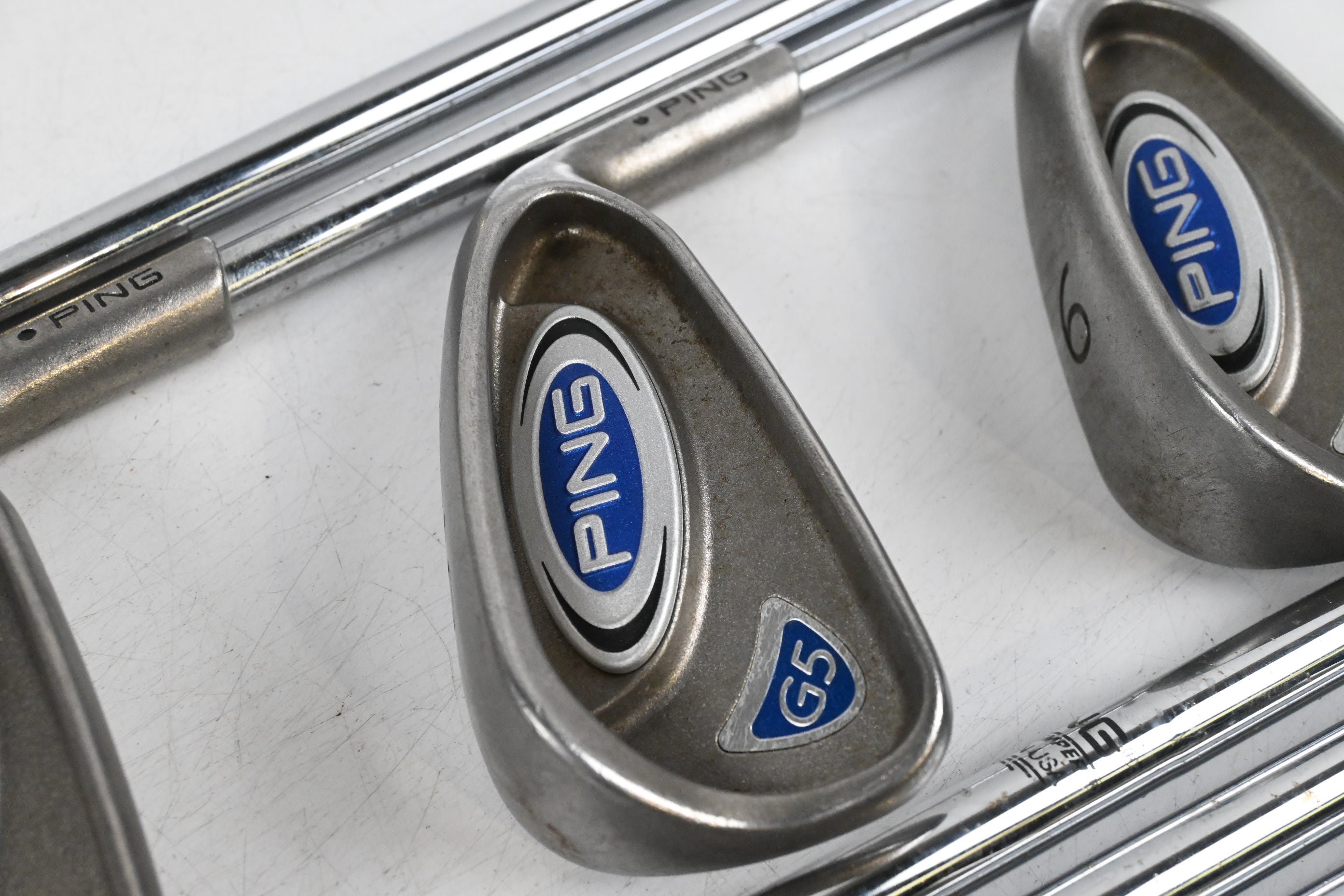 Ping G5 Irons / 3-PW+SW / Black Dot / Regular Flex Ping True Temper Shafts