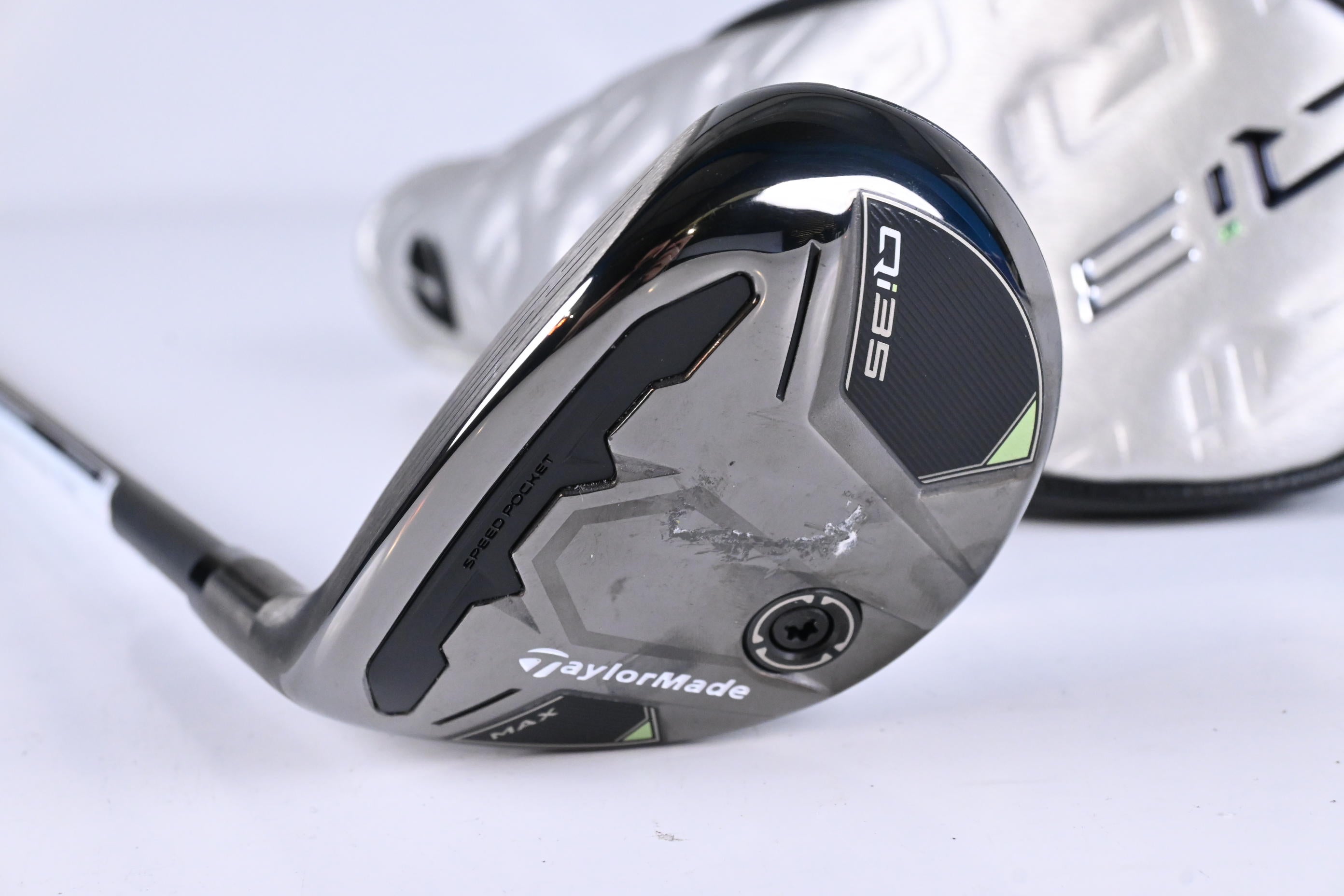 Left Hand Taylormade Qi35 Max #3 Hybrid / 20 Degree / Stiff Flex Airspeeder 60