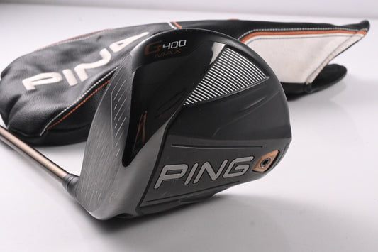 Left Hand Ping G400 Max Driver / 9 Degree / Stiff Flex Ping Alta CB 55 Shaft