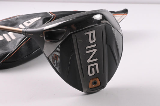 Left Hand Ping G400 Max Driver / 9 Degree / Stiff Flex Ping Alta CB 55 Shaft