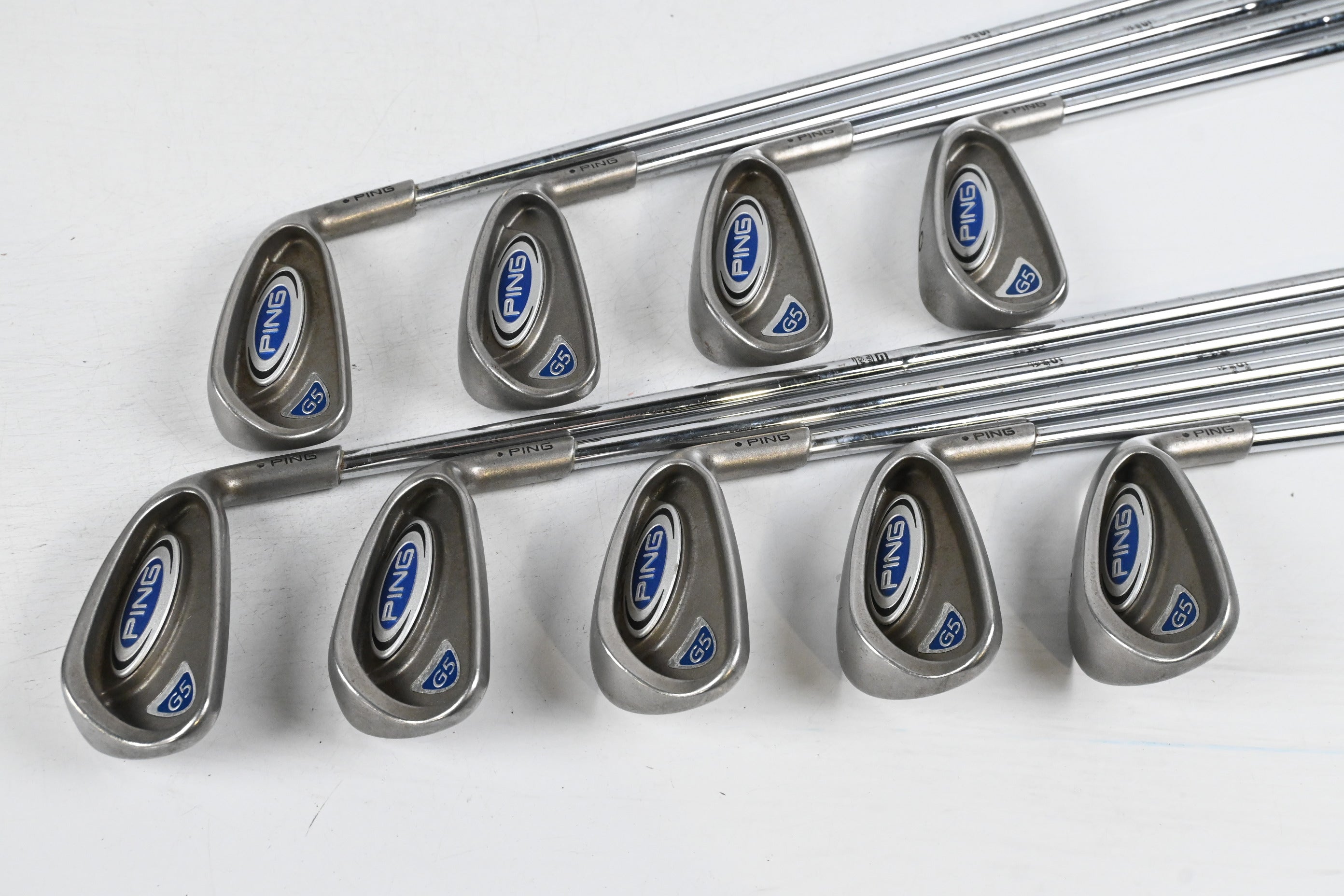 Ping G5 Irons / 3-PW+SW / Black Dot / Regular Flex Ping True Temper Shafts