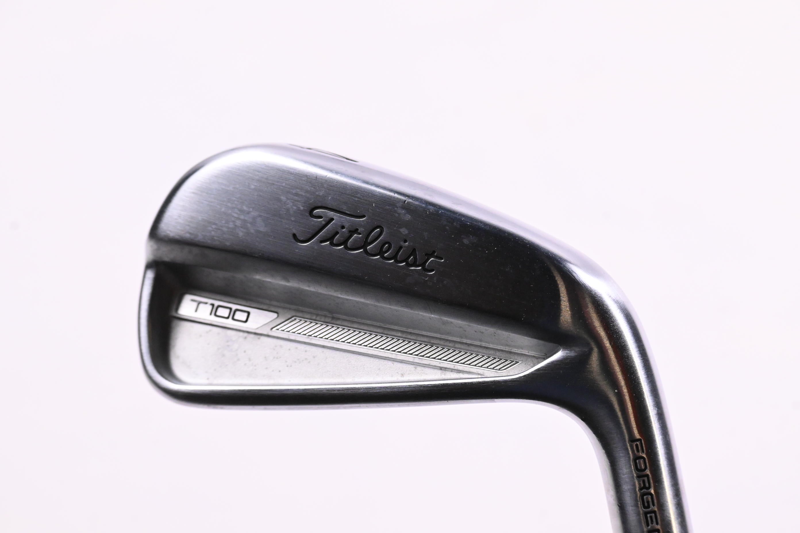 Titleist T100 2023 #4 Iron / 24 Degree / Stiff Flex AMT Tour White S300 Shaft