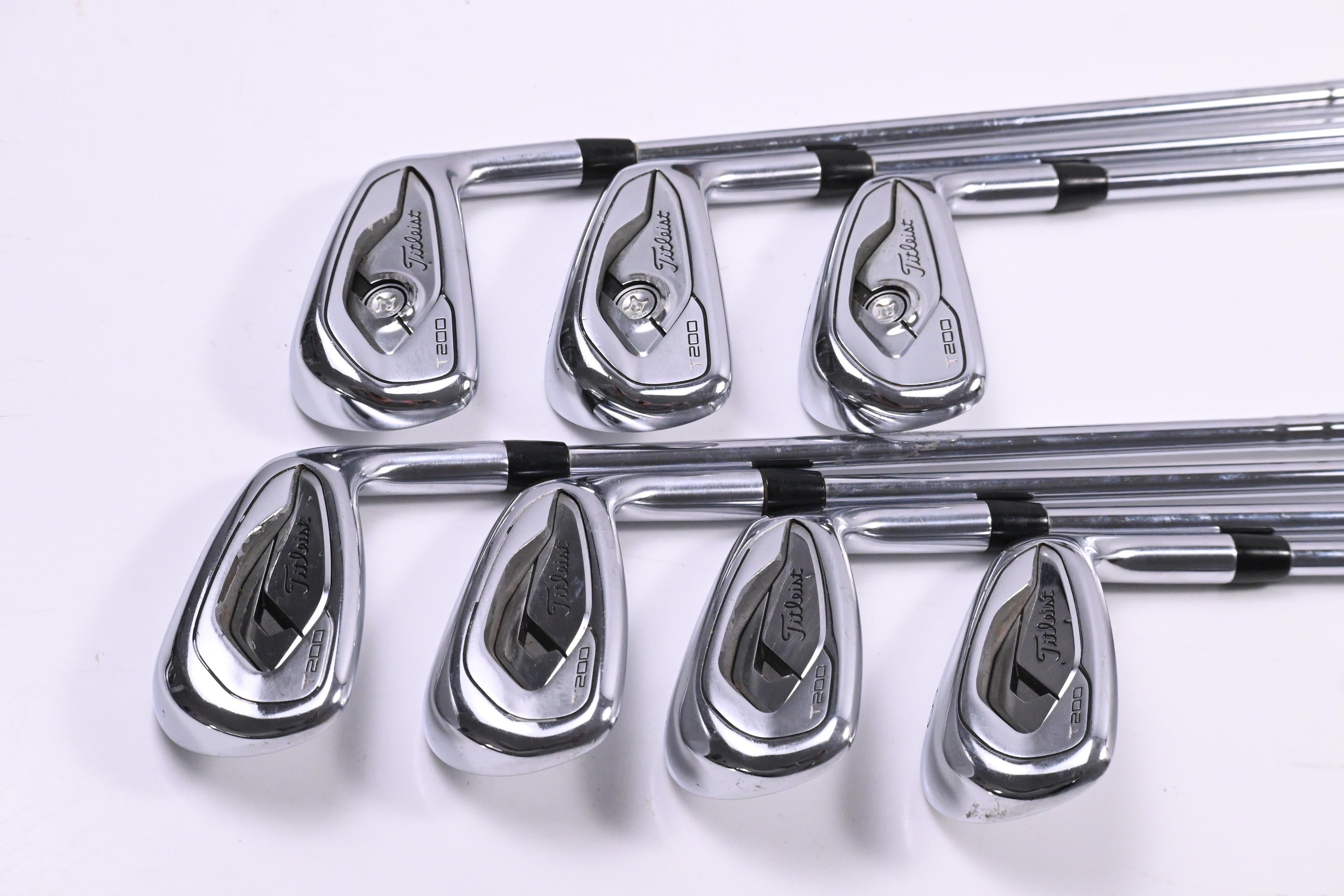 Titleist T200 2019 Irons / 5-PW+48° / Stiff Flex AMT Black S300 Shafts