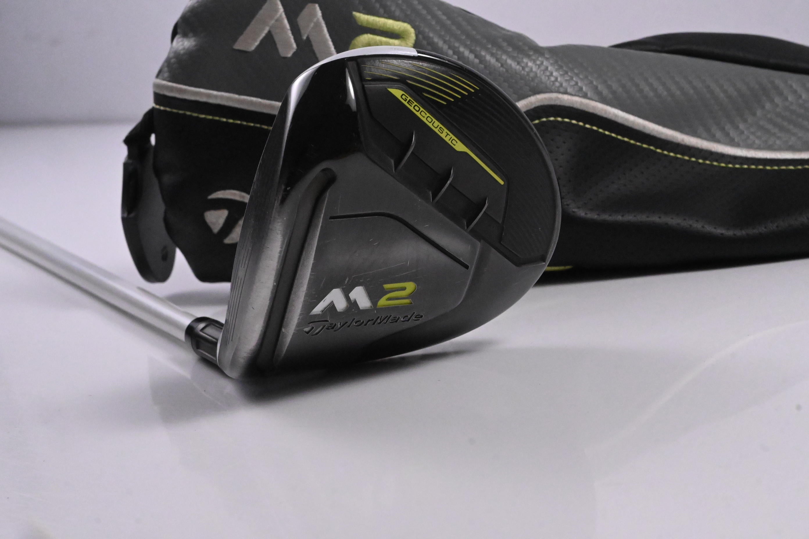 Left Hand Taylormade M2 2017 #3 Wood / 15 Degree / Stiff Flex Aldila Rogue Black