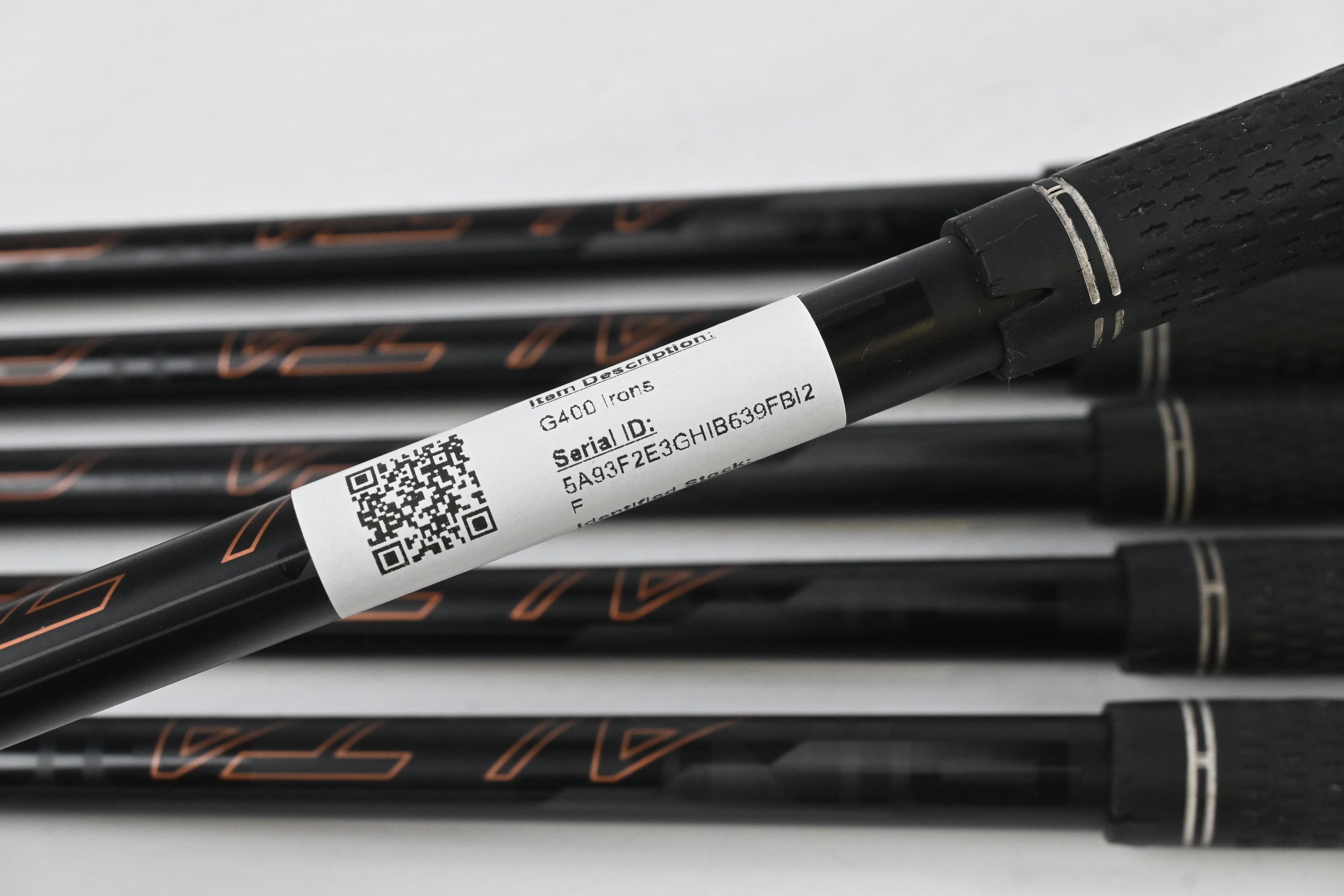 Ping G400 Irons / 5-PW / Black Dot / Senior Flex Ping Alta CB AWT Shafts