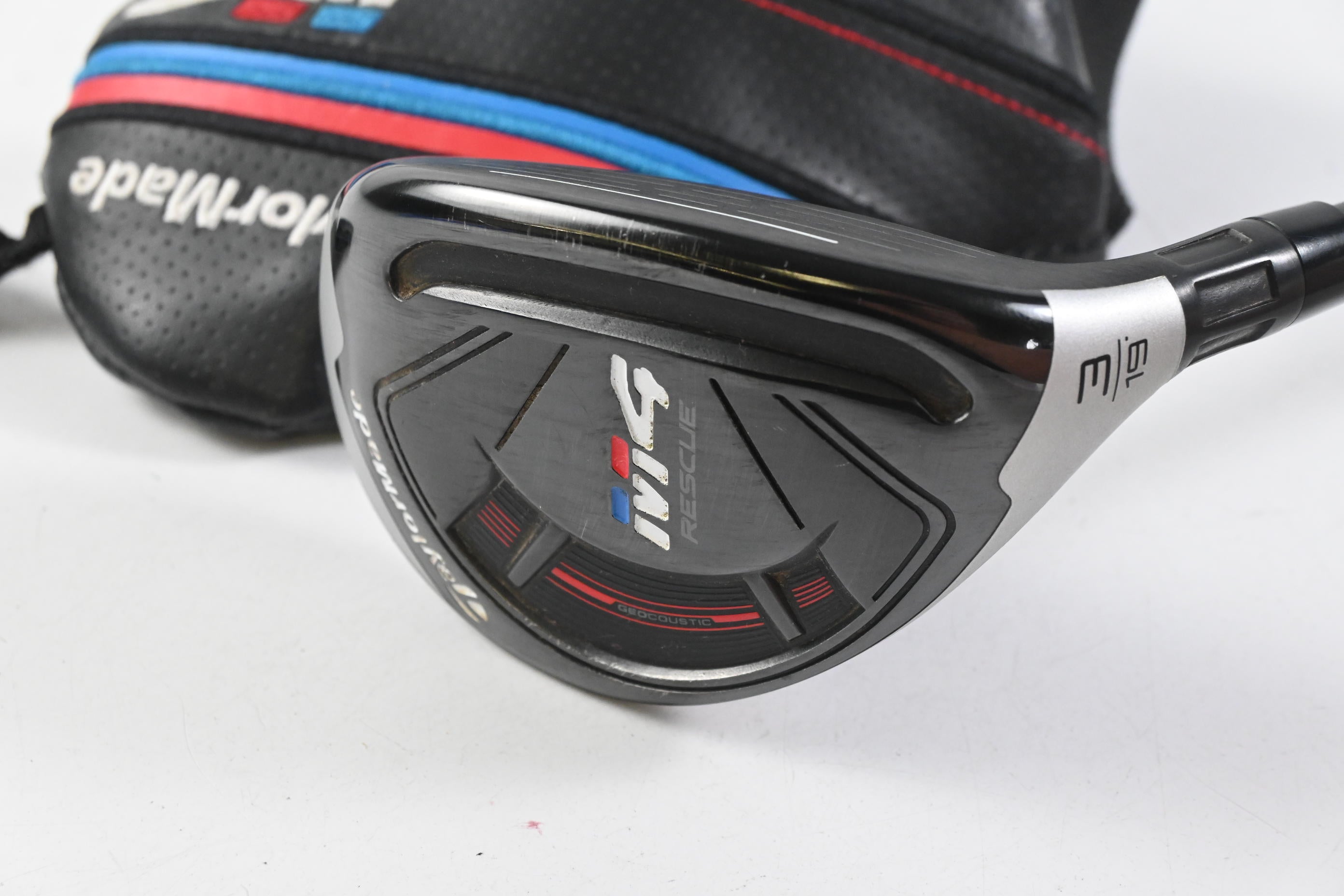 Taylormade M4 #3 Hybrid / 19 Degree / Stiff Flex Fujikura Atmos Red 7 Shaft
