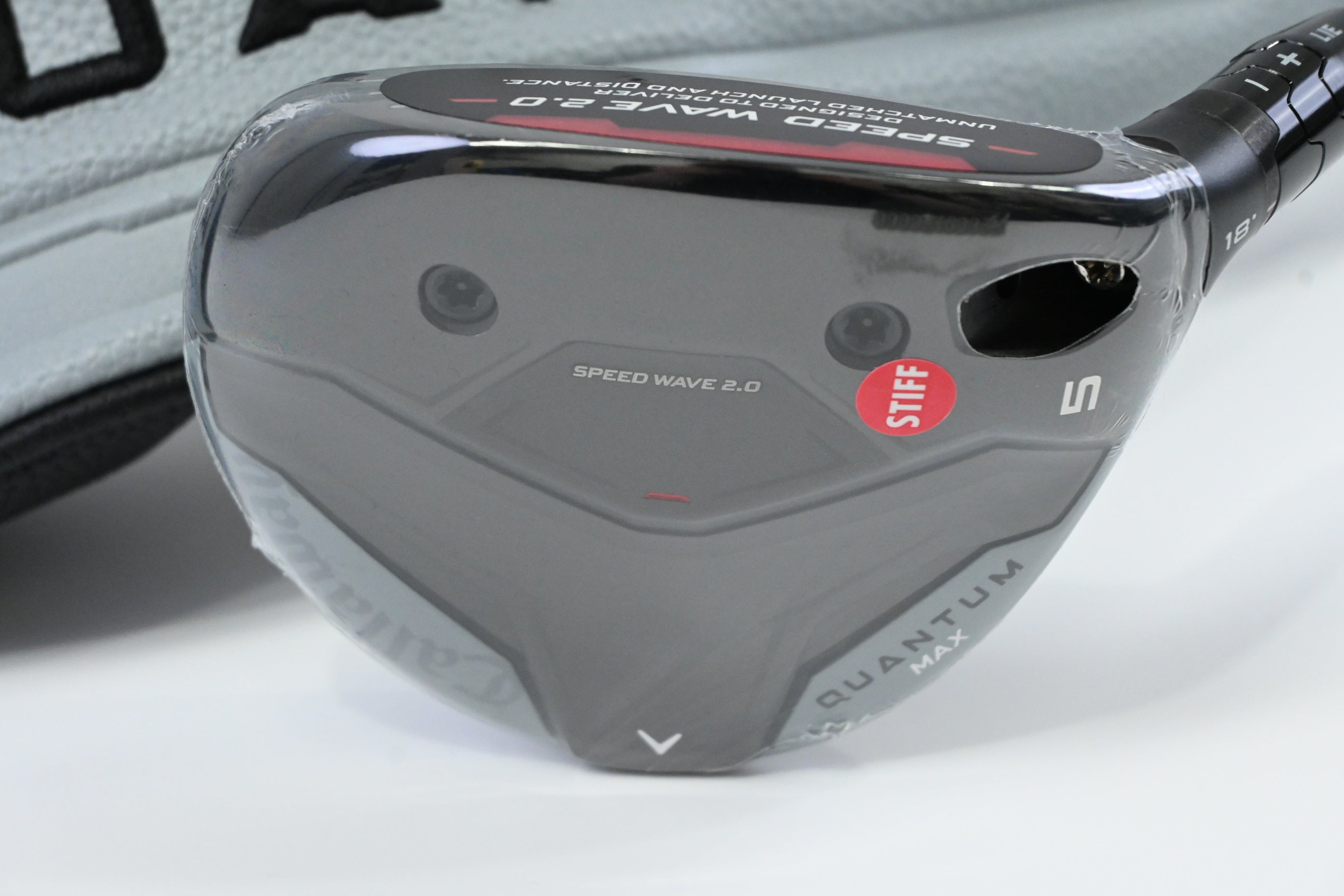 Callaway Quantum Max #5 Wood / 18 Degree / Stiff Flex Denali Frost Silver 60