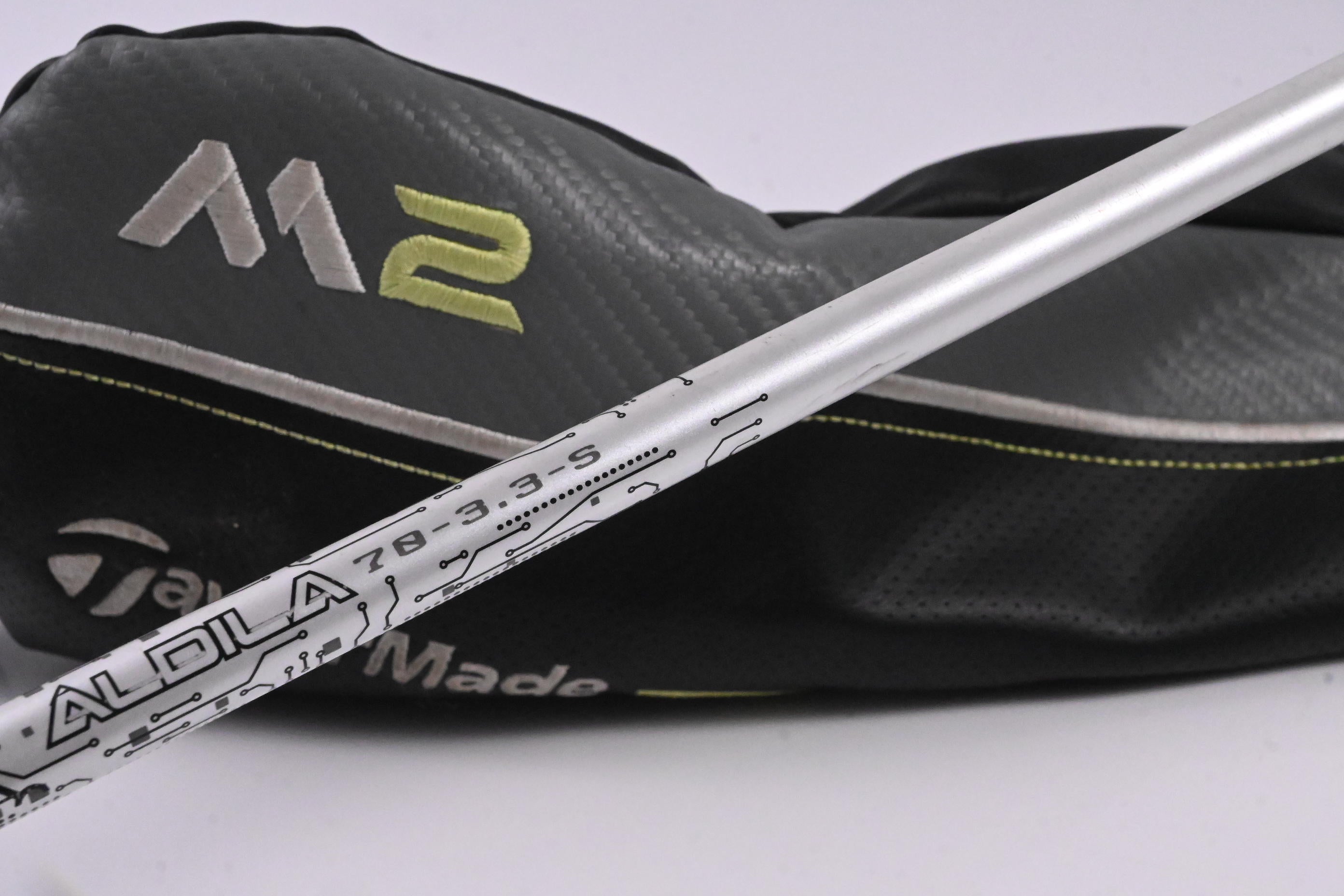 Left Hand Taylormade M2 2017 #3 Wood / 15 Degree / Stiff Flex Aldila Rogue Black