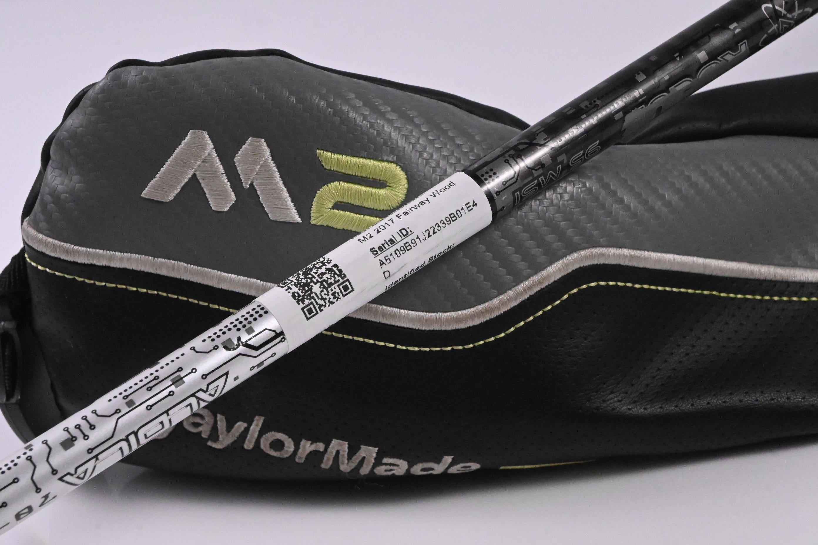 Left Hand Taylormade M2 2017 #3 Wood / 15 Degree / Stiff Flex Aldila Rogue Black