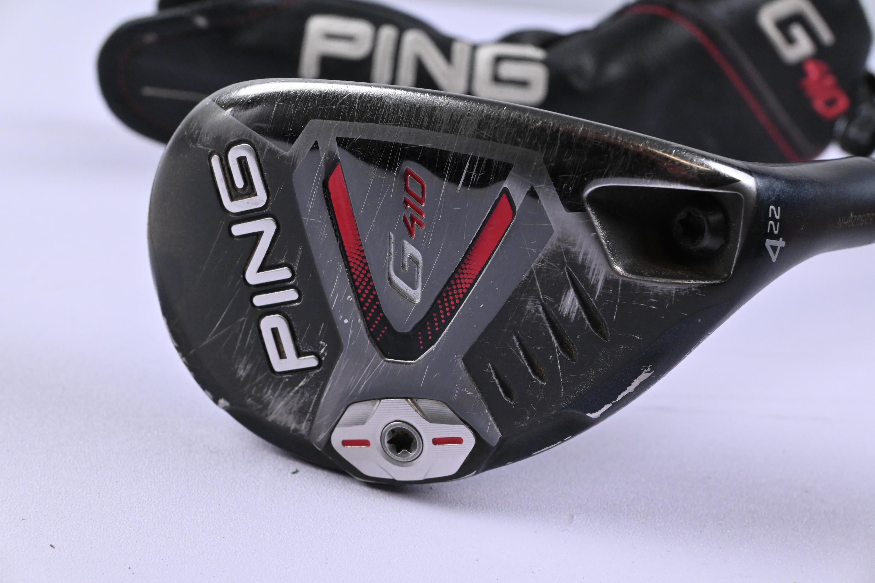 Ping G410 #4 Hybrid / 22 Degree / Regular Flex Ping Alta CB Red 70 Shaft