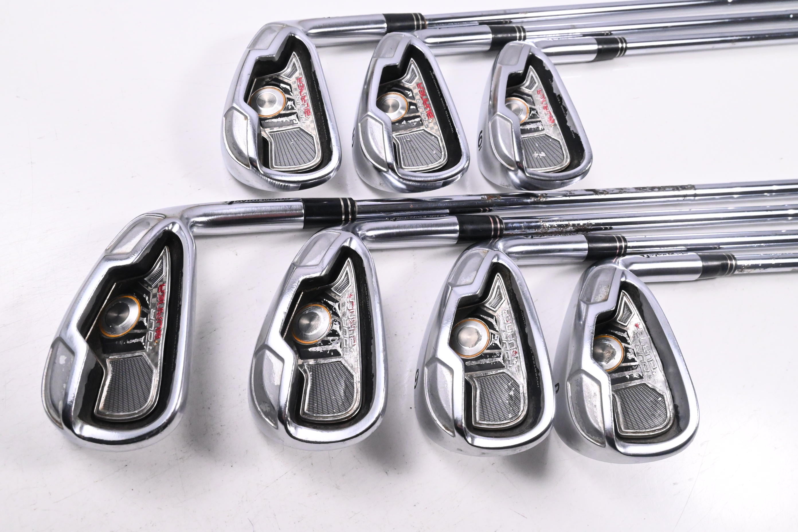 Taylormade Tour Burner Irons / 4-PW / Regular Flex Taylormade 85 Shafts