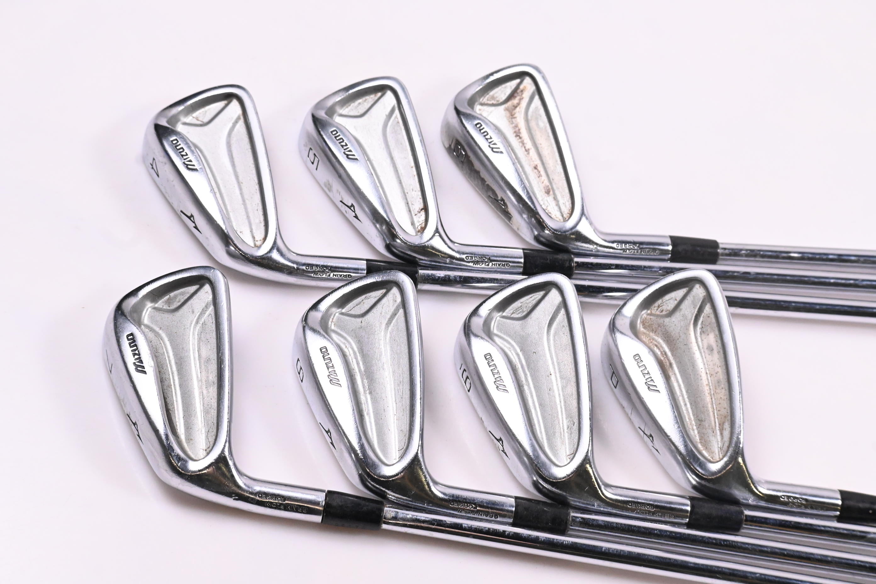 Left Hand Mizuno MX-200 Irons / 4-PW / Regular Flex True Temper Dynamic Gold