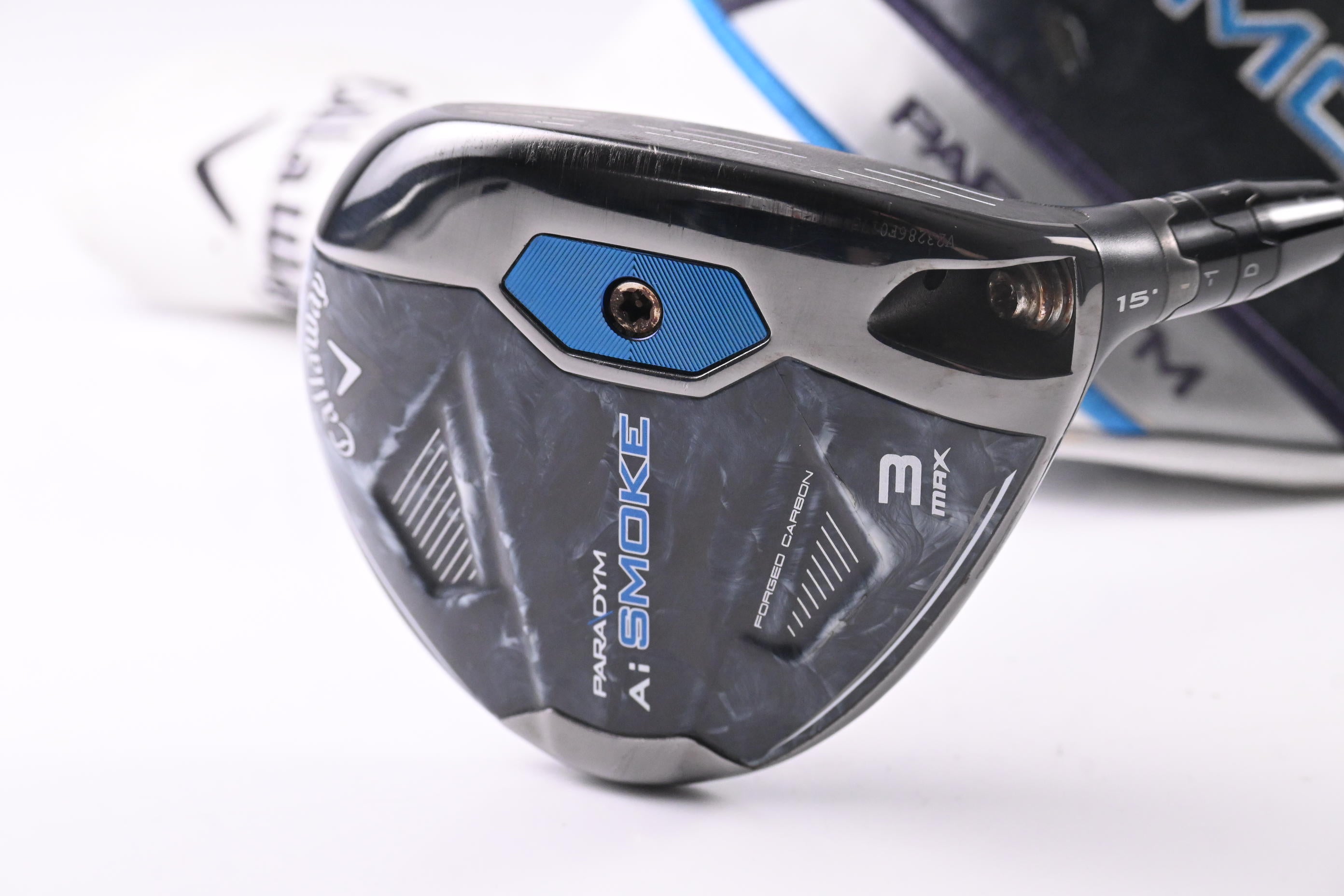 Callaway Paradym Ai Smoke Max #3 Wood / 15 Degree / Stiff Flex Tensei AV Blue 75