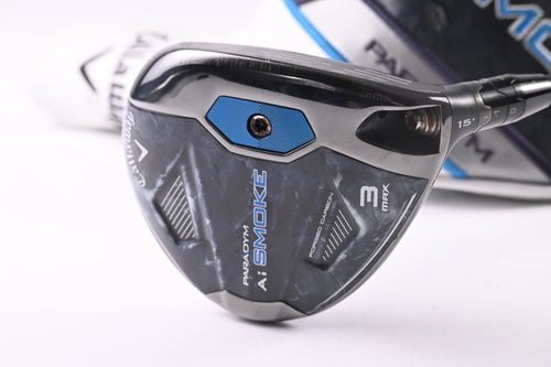 Callaway Paradym Ai Smoke Max #3 Wood / 15 Degree / Stiff Flex Tensei AV Blue 75
