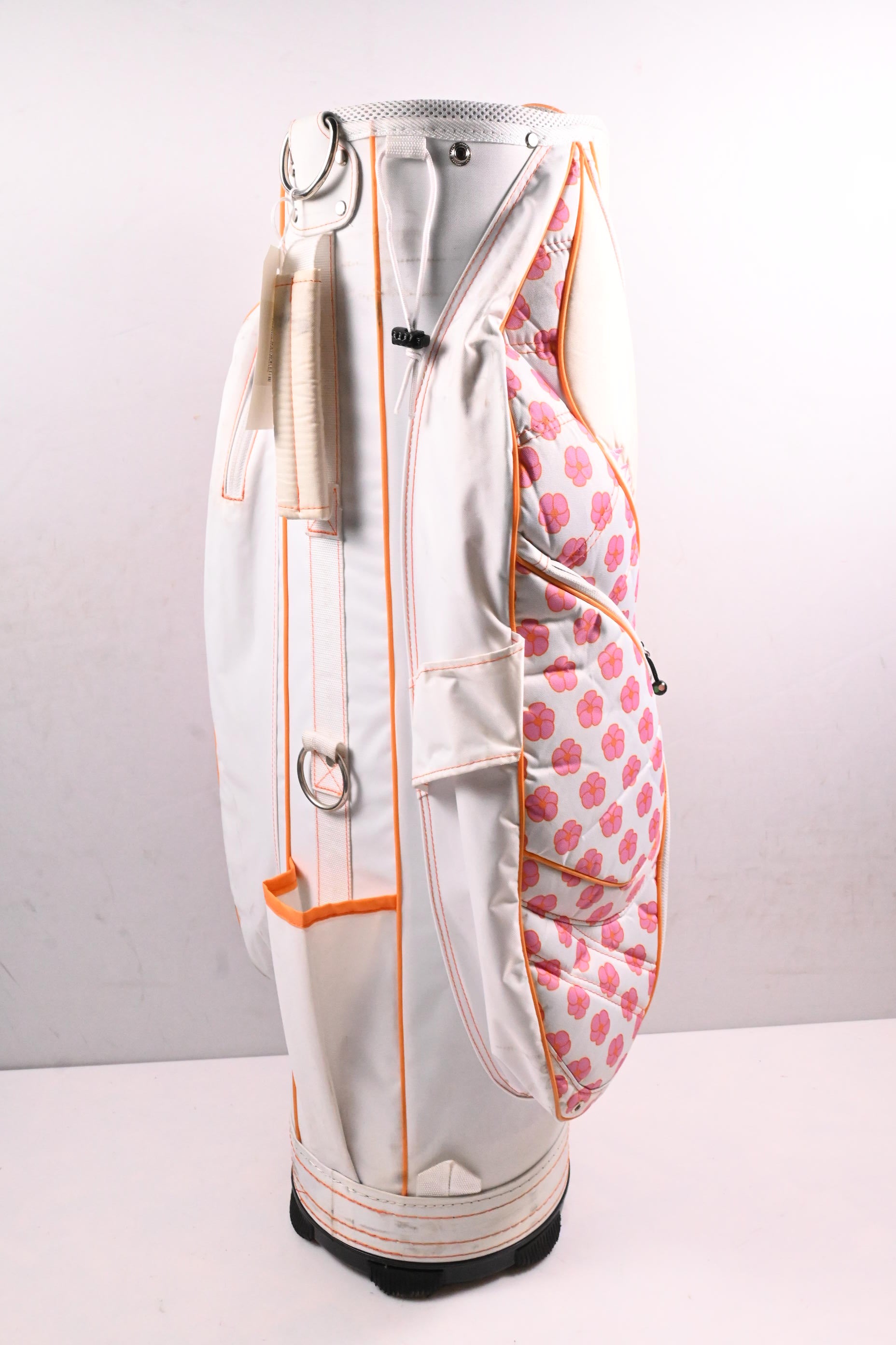 Adams Cart Bag / 14-Way Divider / White, Pink