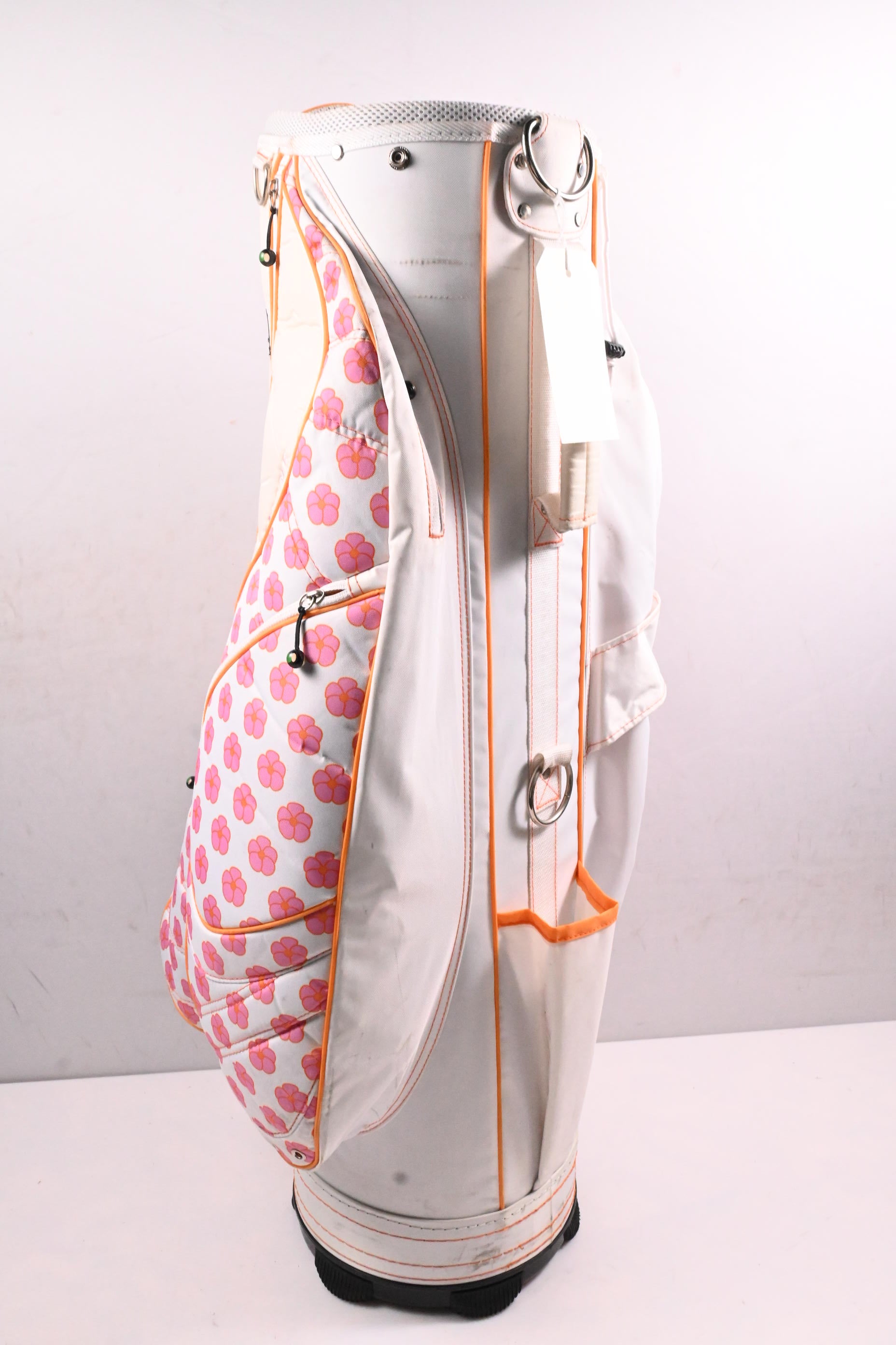 Adams Cart Bag / 14-Way Divider / White, Pink