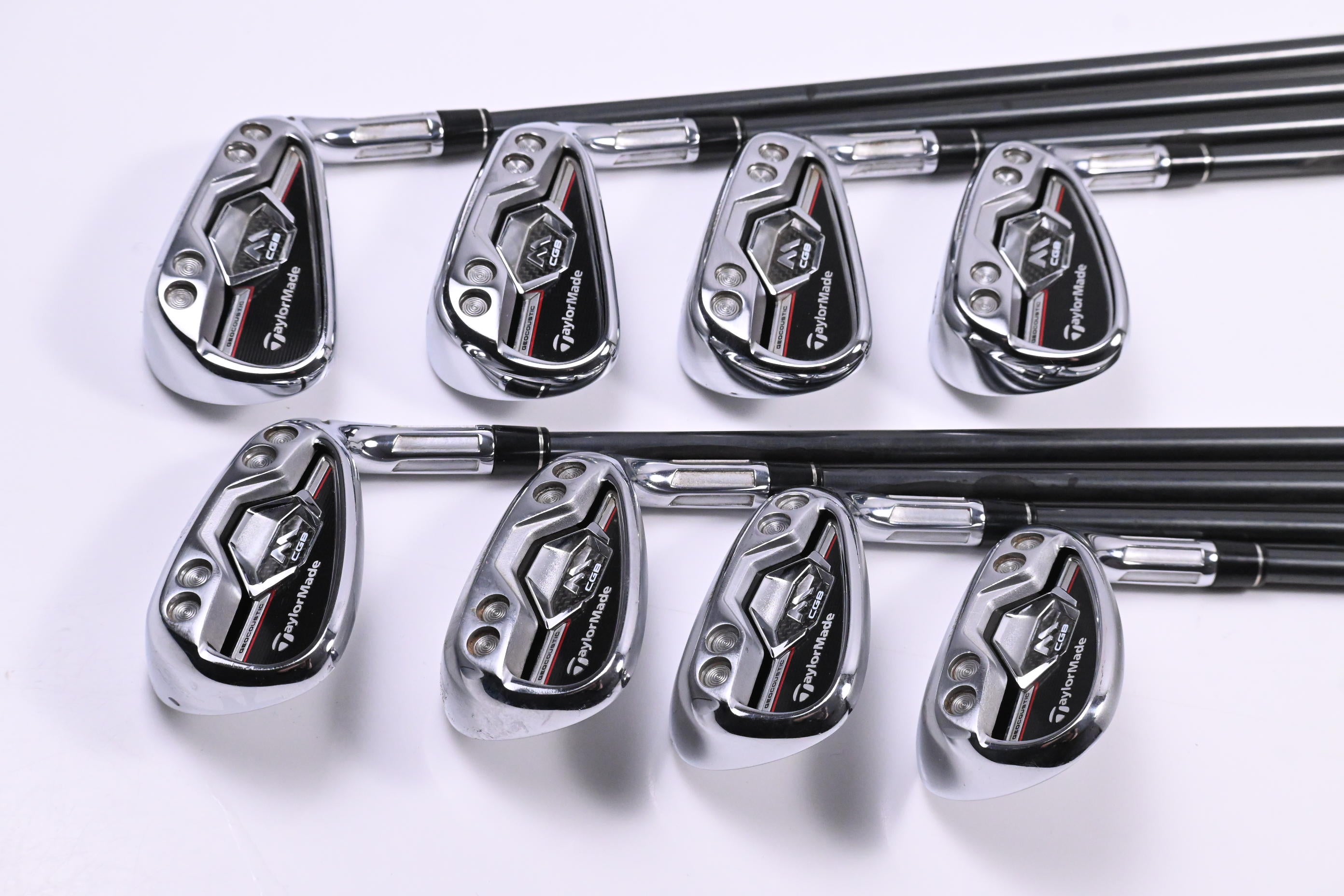 Taylormade M CGB Irons / 5-PW+GW+SW / Senior Flex Reax 55 Shafts