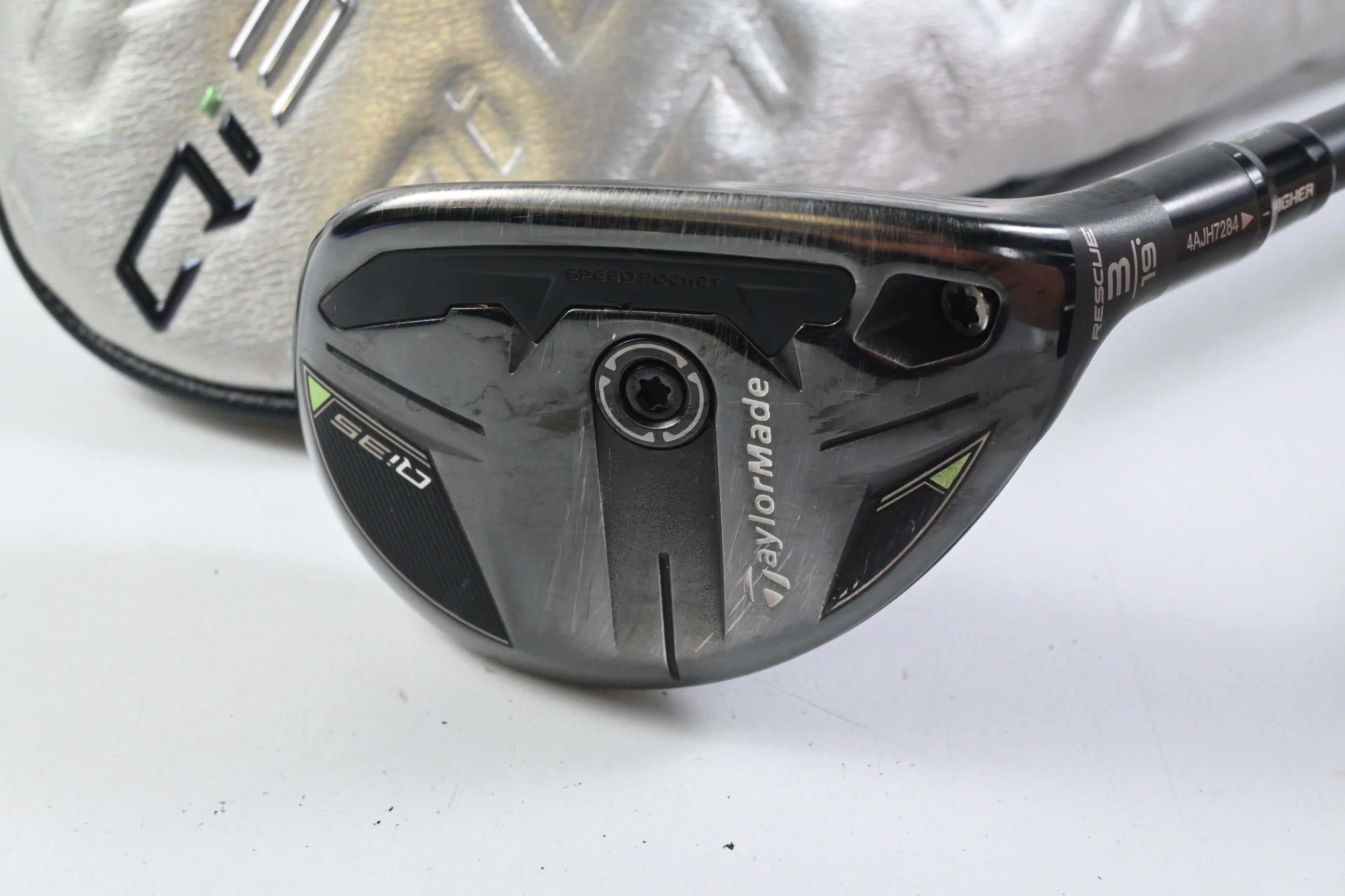 Taylormade Qi35 #3 Hybrid / 19 Degree / Stiff Flex Fujikura Ventus Blue 7 Shaft