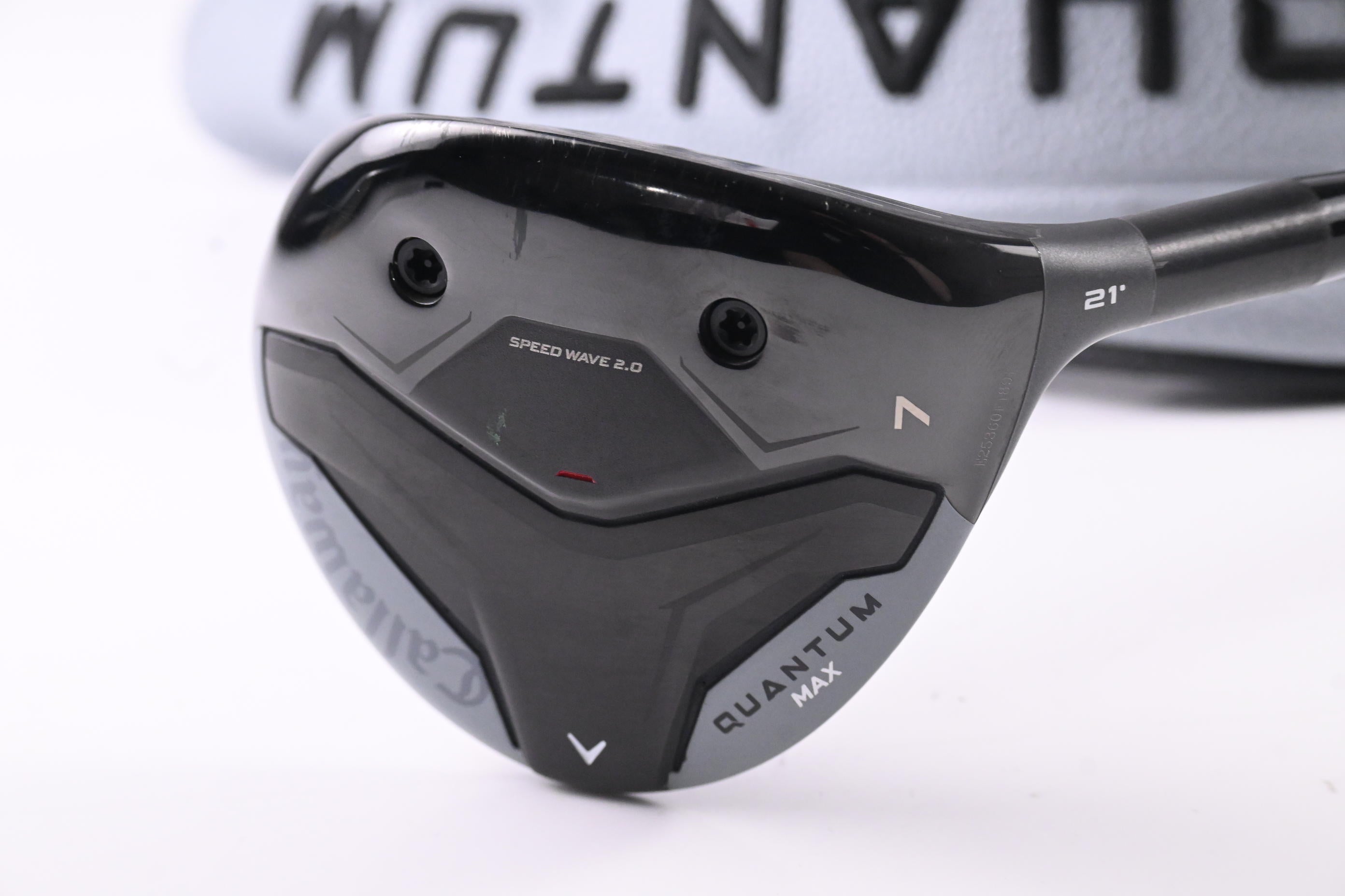 Callaway Quantum Max #7 Wood / 21 Degree / Regular Flex Denali Frost Silver 60