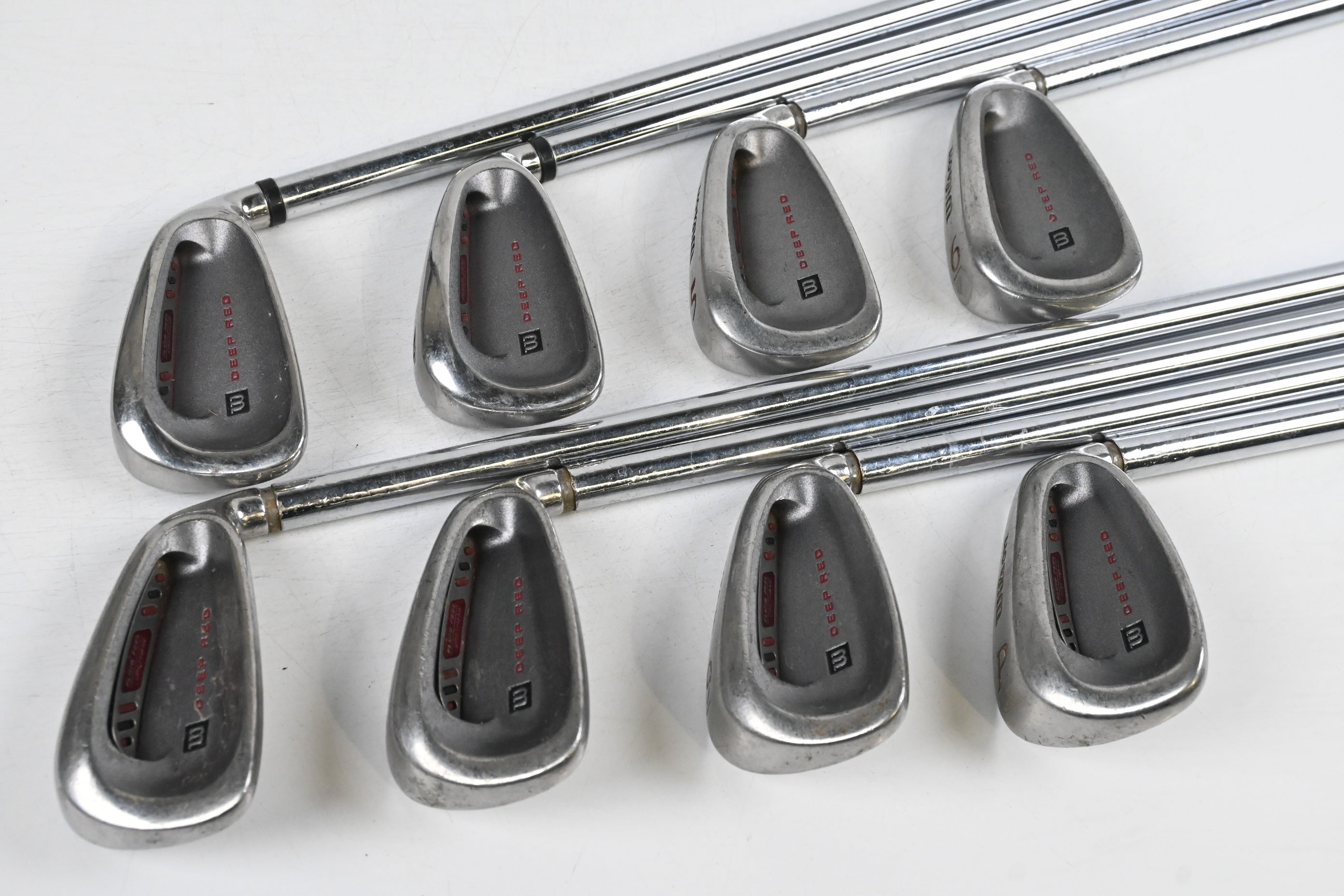 Wilson Deep Red Irons / 3-PW / Regular Flex Wilson Fat Shaft Fluid Feel Shafts