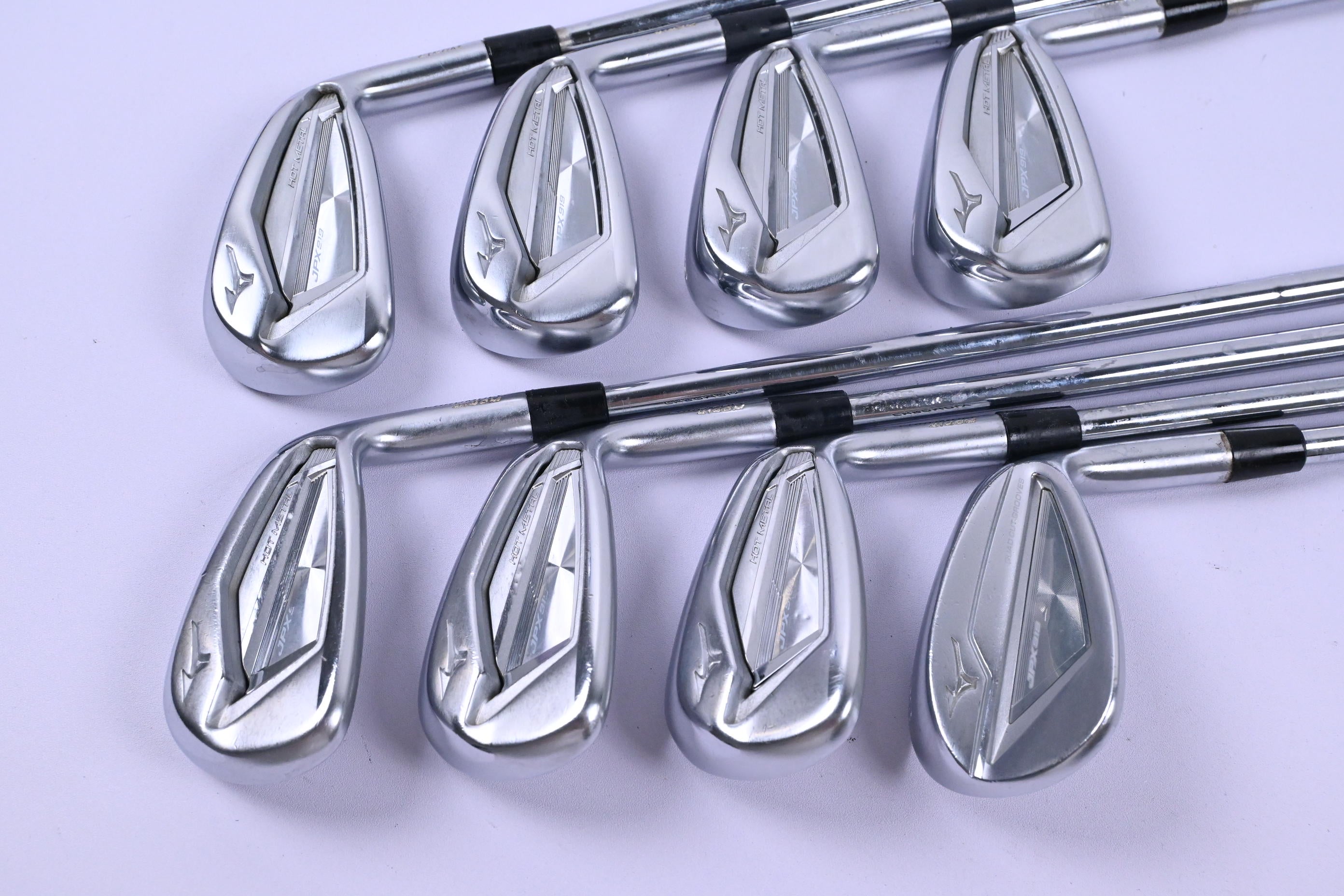 Mizuno JPX 919 Hot Metal Irons / 4-PW+GW / Stiff Flex Dynamic Gold 120 Shaft