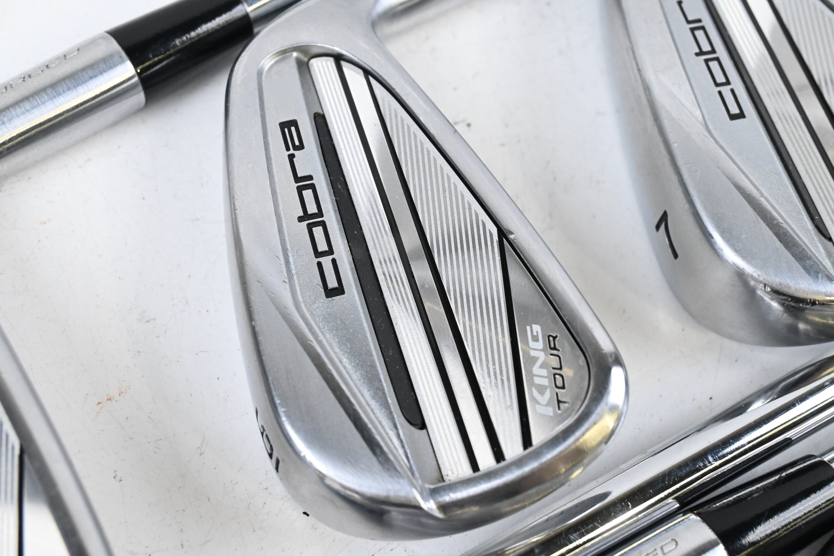 Cobra King Tour 2023 Irons / 5-PW+GW / Stiff Flex KBS $-Taper Lite 100 Shafts