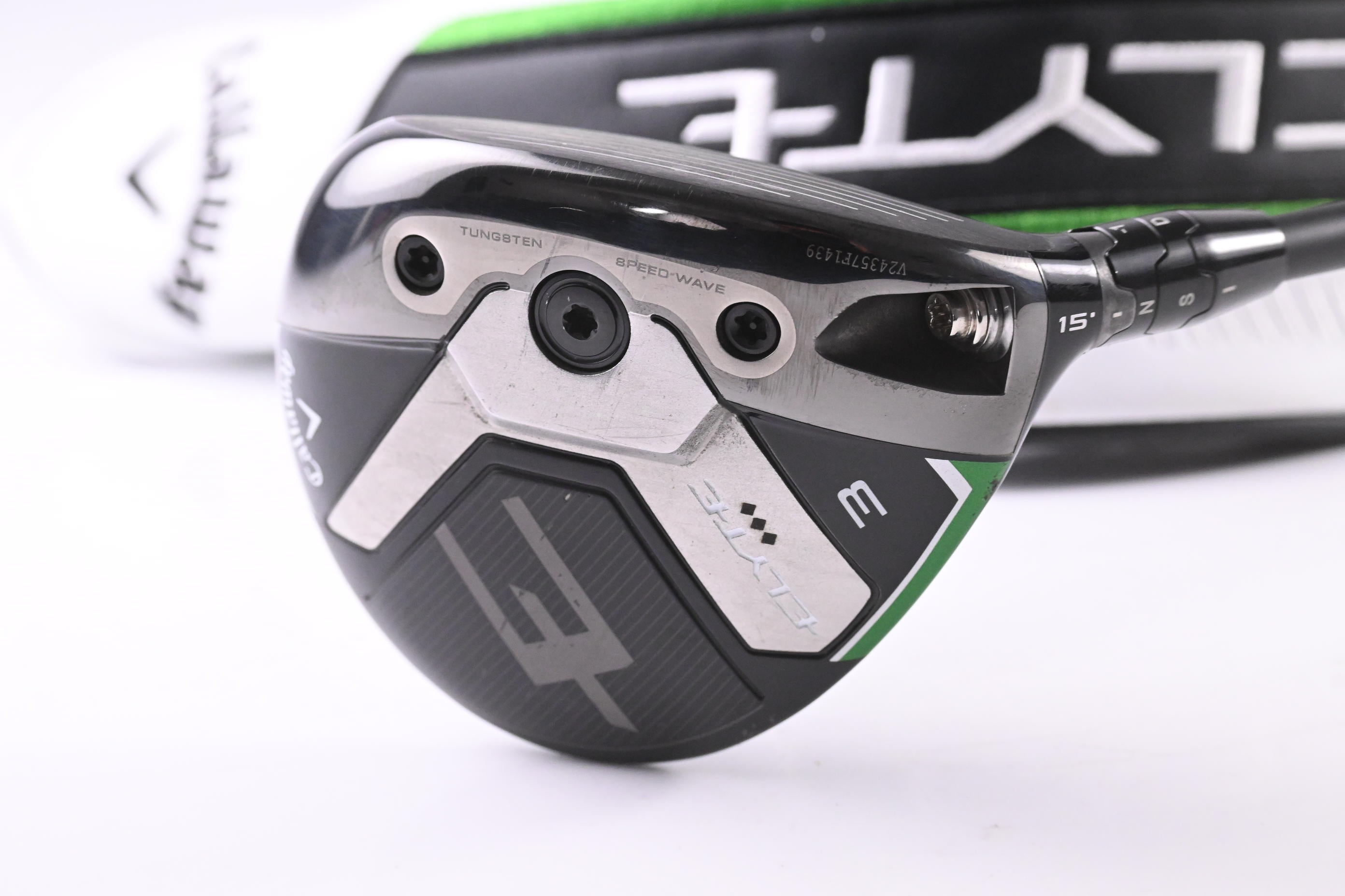 Callaway Elyte Triple Diamond #3 Wood / 15 Degree / Stiff Flex Tensei 1K Black