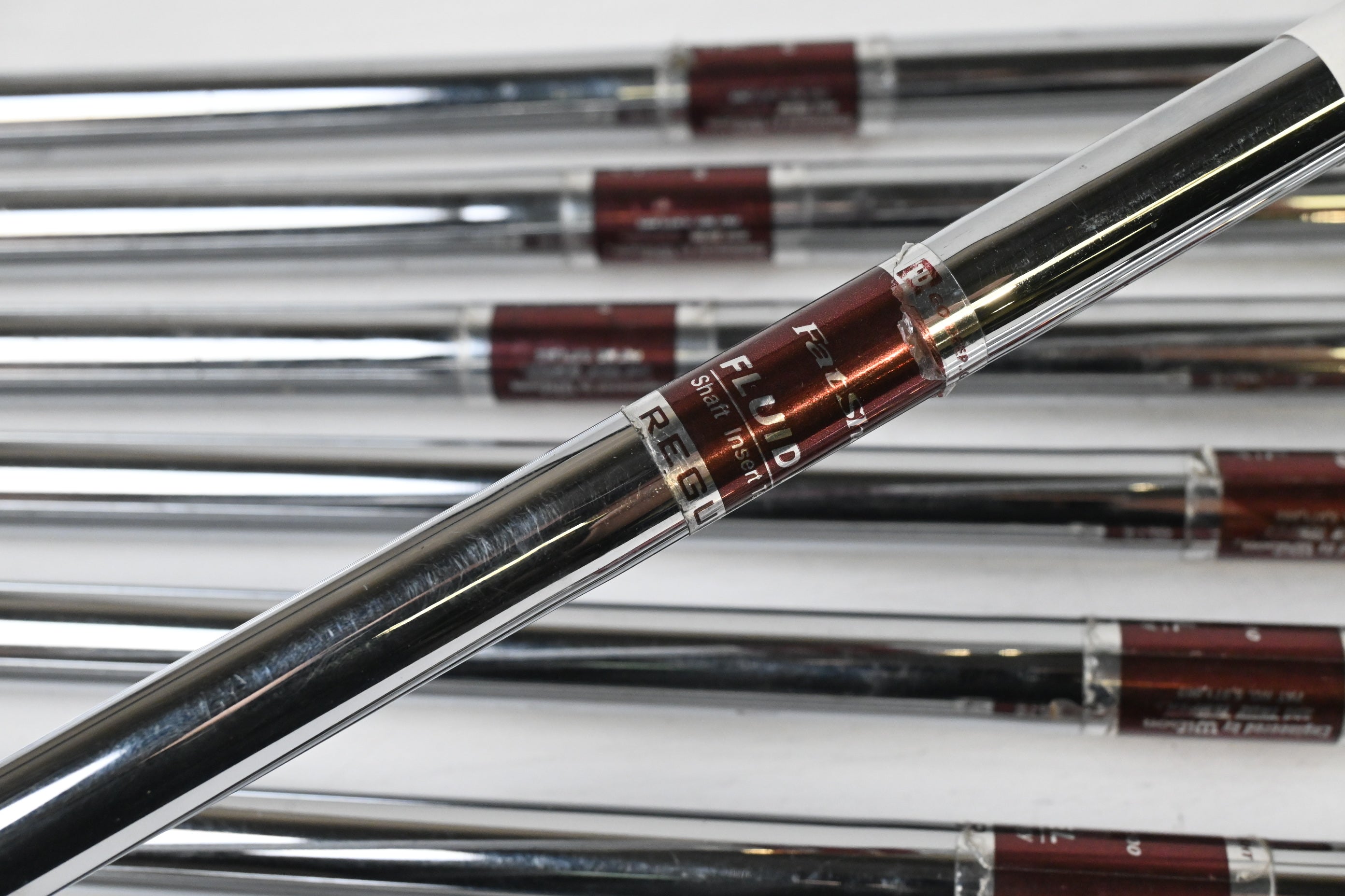 Wilson Deep Red Irons / 3-PW / Regular Flex Wilson Fat Shaft Fluid Feel Shafts