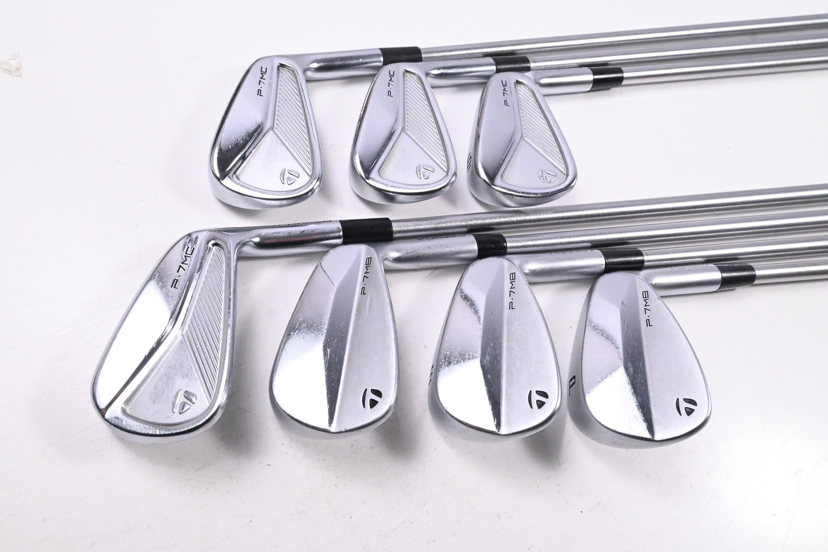 Taylormade P7MC/P7MB 2023 Irons / 4-PW / X-Flex Steel Shafts