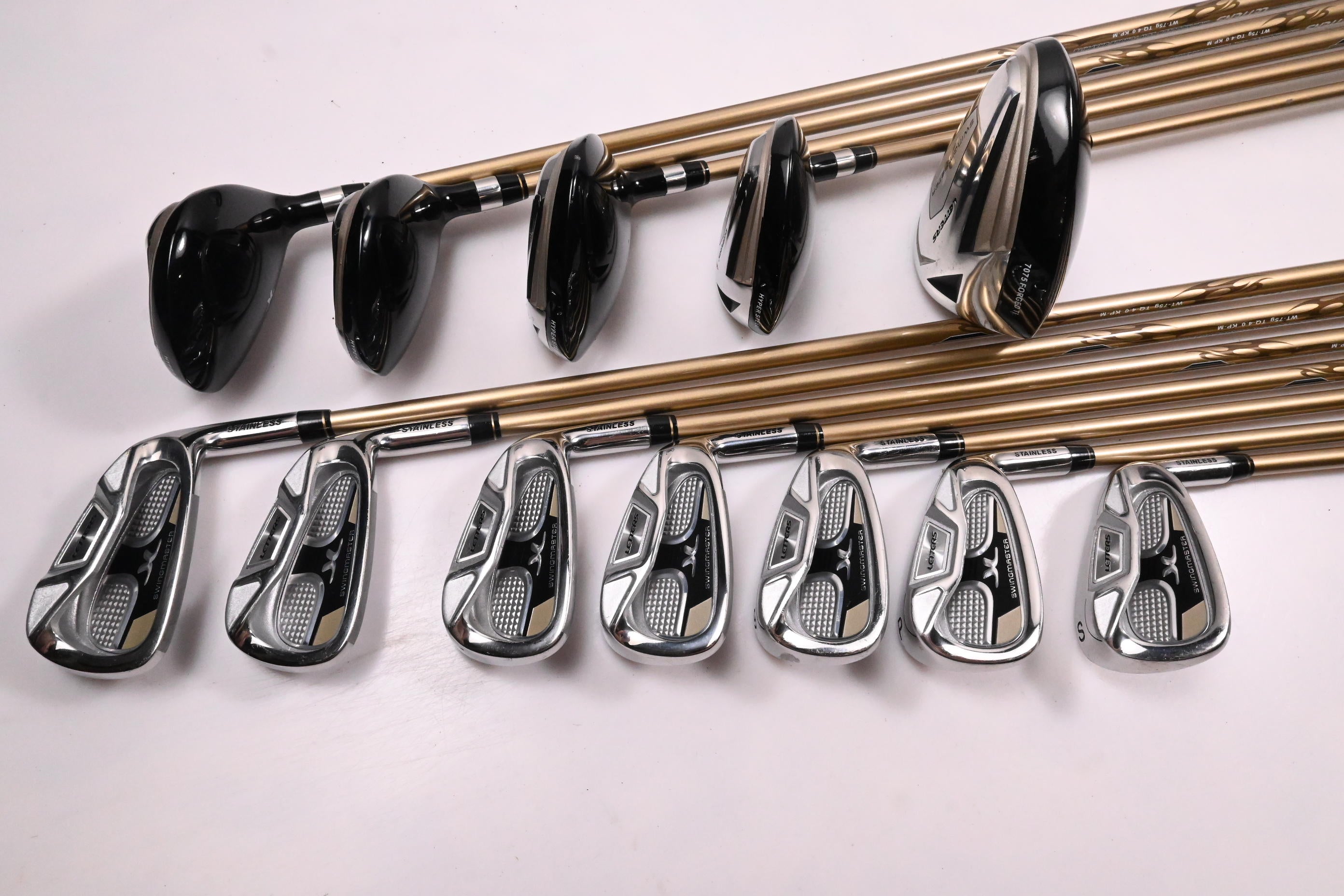 Ladies John Letters Swingmaster Package Set / Woods, Irons, Putter, Bag