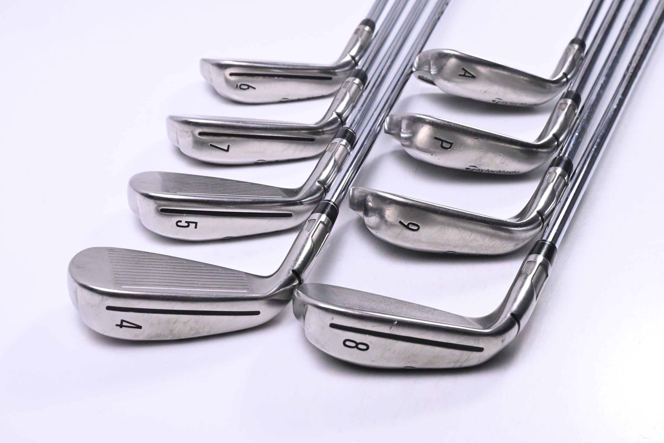 Taylormade SIM2 Max OS Irons / 4-PW+AW / Regular Flex KBS Max MT 85 Shafts
