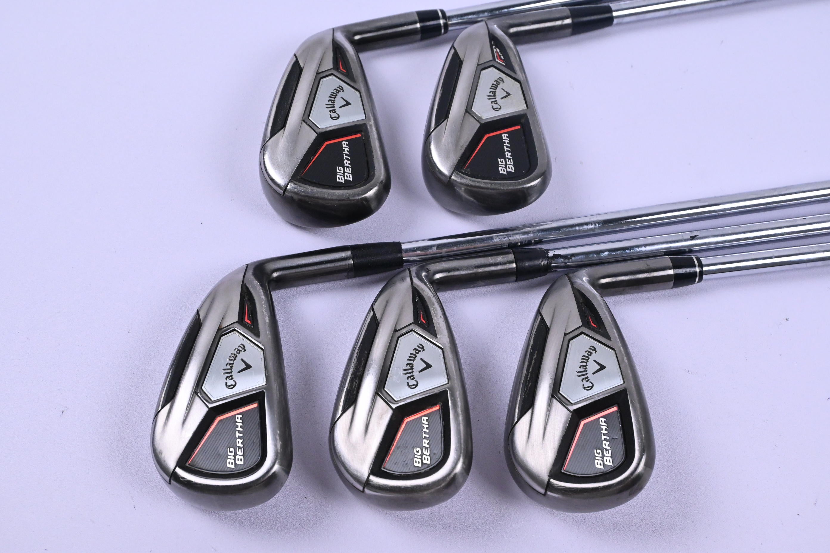 Callaway Big Bertha 2015 Irons / 5-9i / Regular Flex SpeedStep 80 Shafts