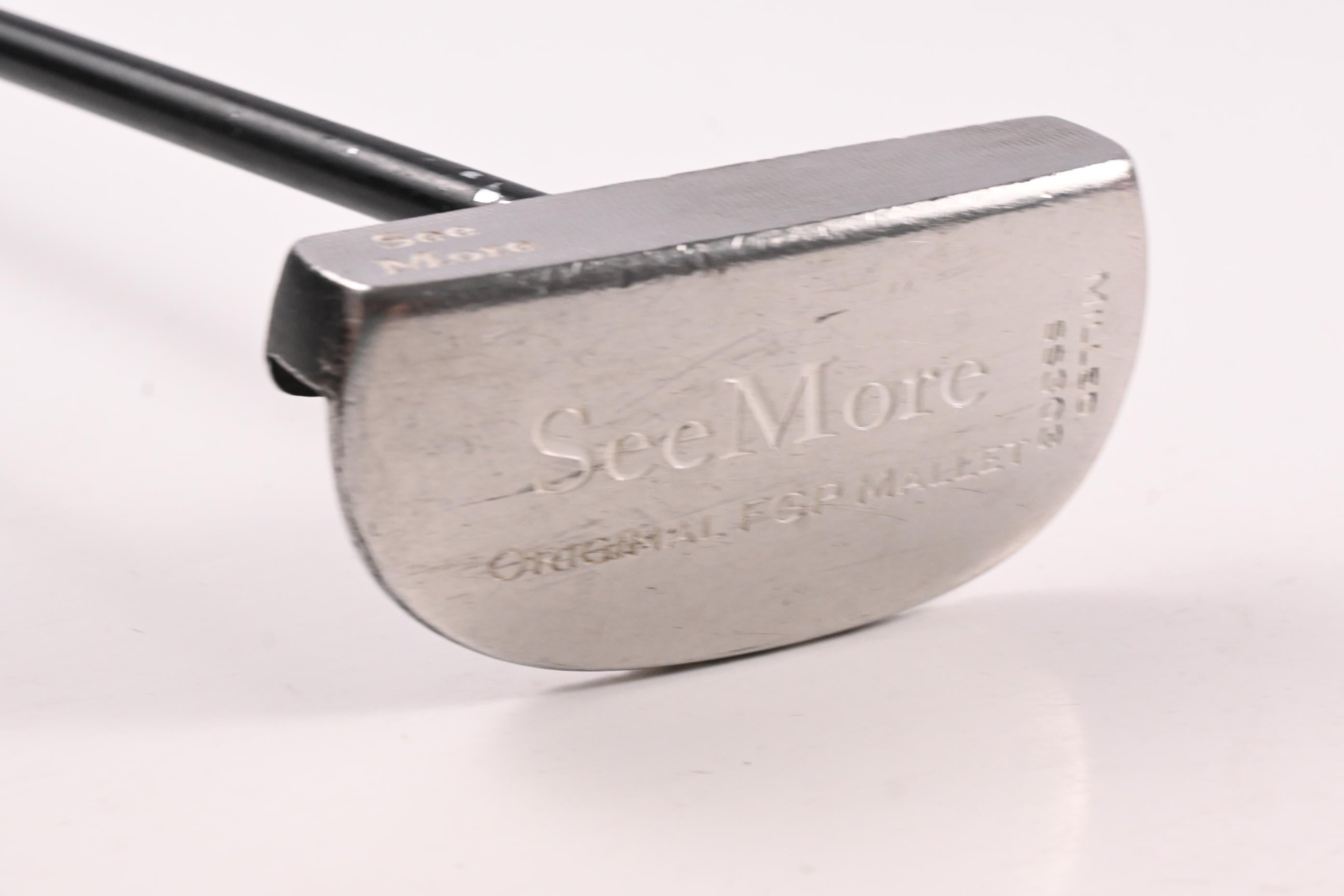 Left Hand Seemore FGP Mallet Black Putter / 34.5 Inch