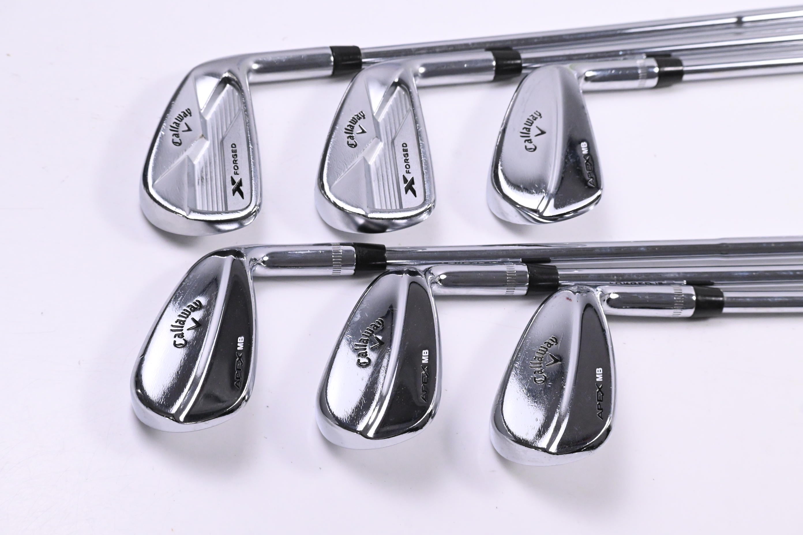 Callaway Apex X Forged / MB Combo 2018 Irons / 5-PW / Stiff Flex Dynamic Gold