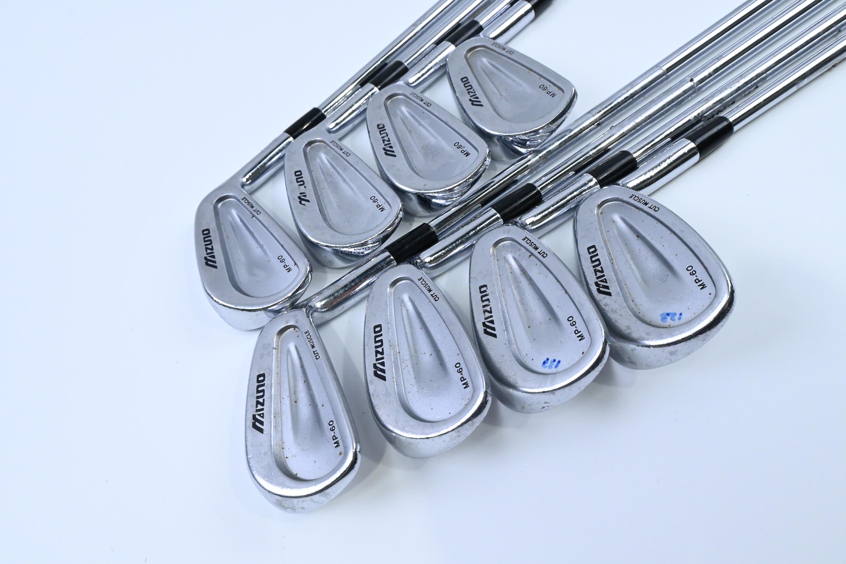 Mizuno MP-60 Irons / 3-PW / Stiff Flex Project X Rifle Shafts